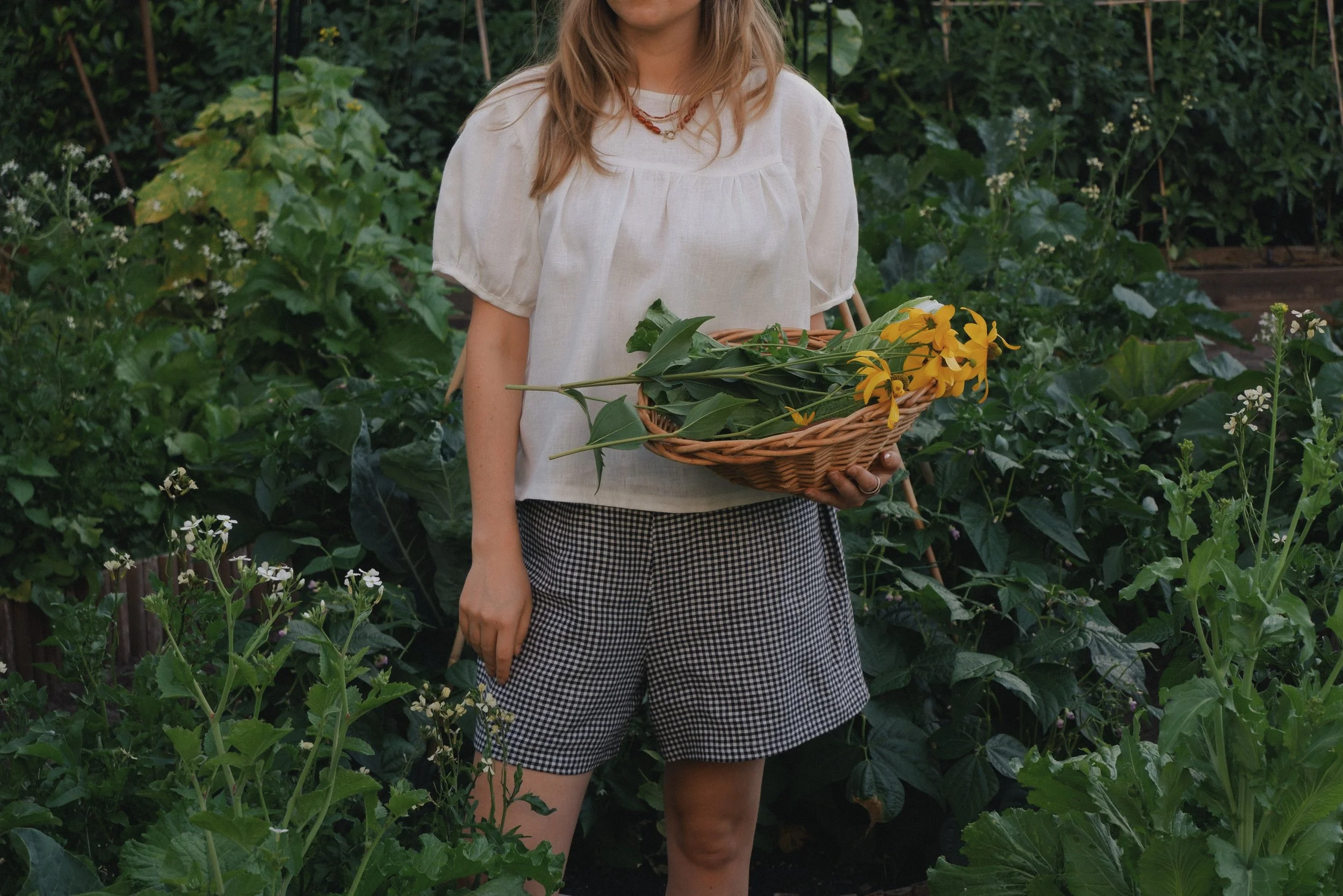 Izzy shorts gingham