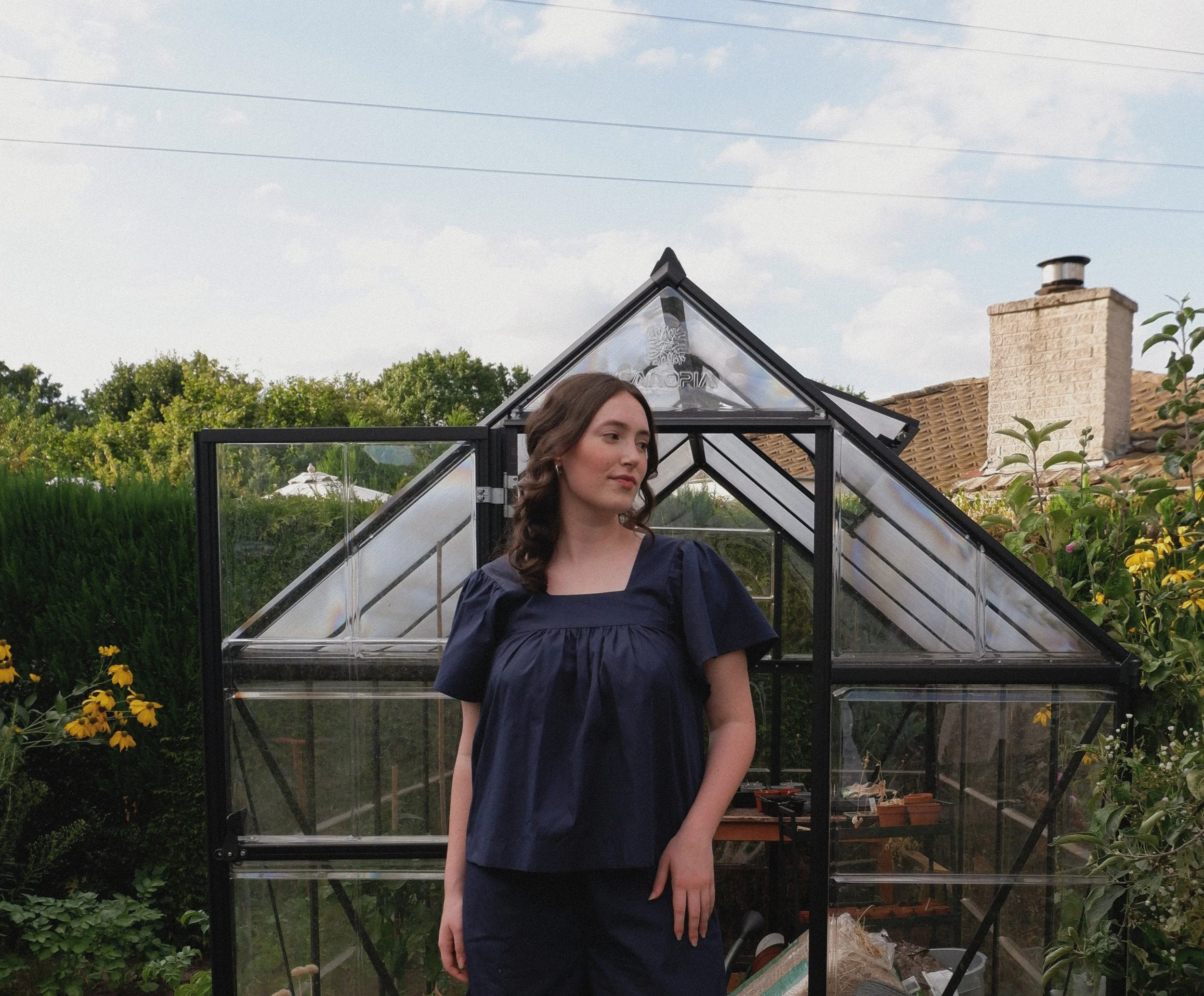 Fien blouse blue