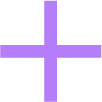 A purple plus sign on a black background.