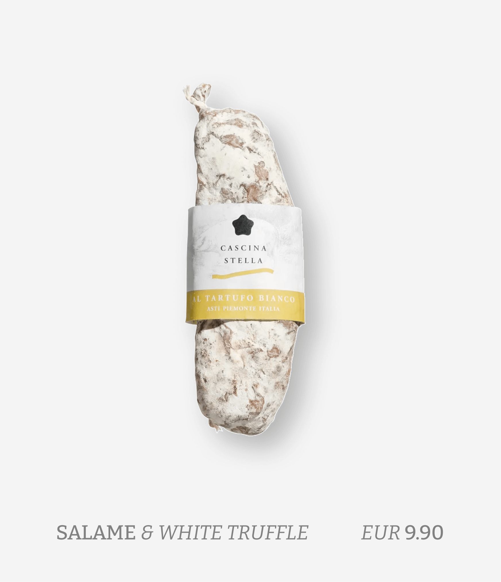 Salami and white truffle