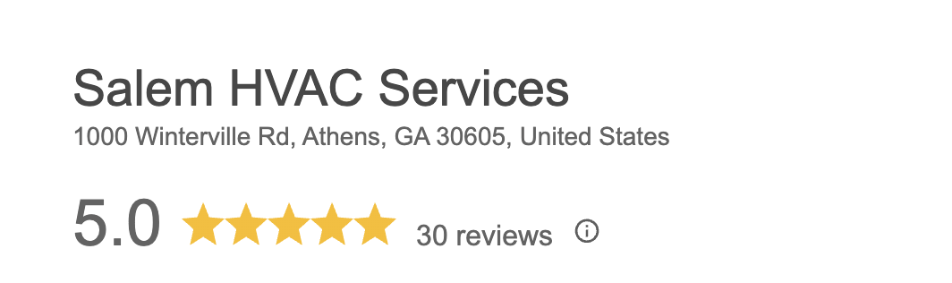 5 Star HVAC Reviews Athens GA