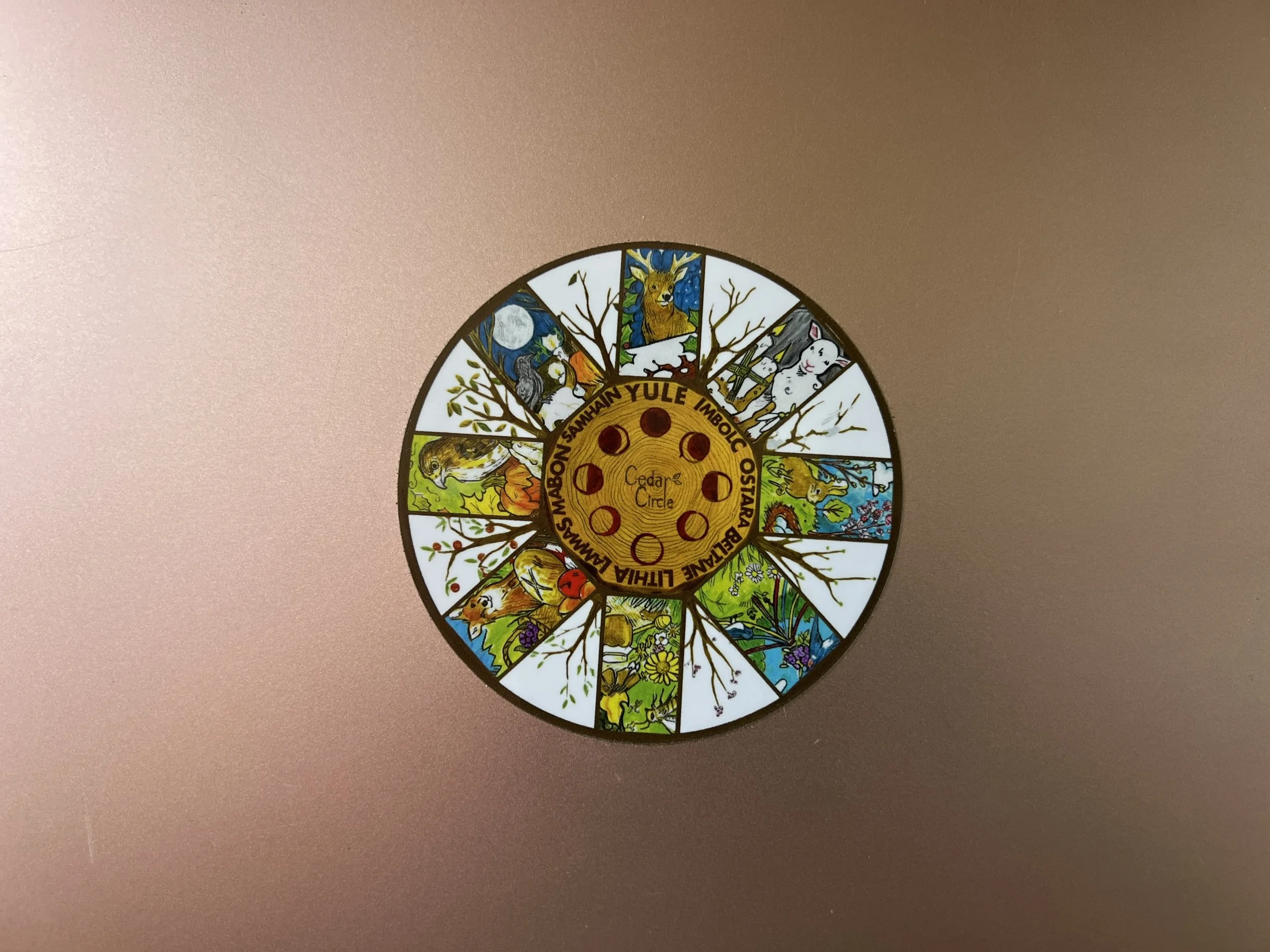 Wheel of The Year Sticker