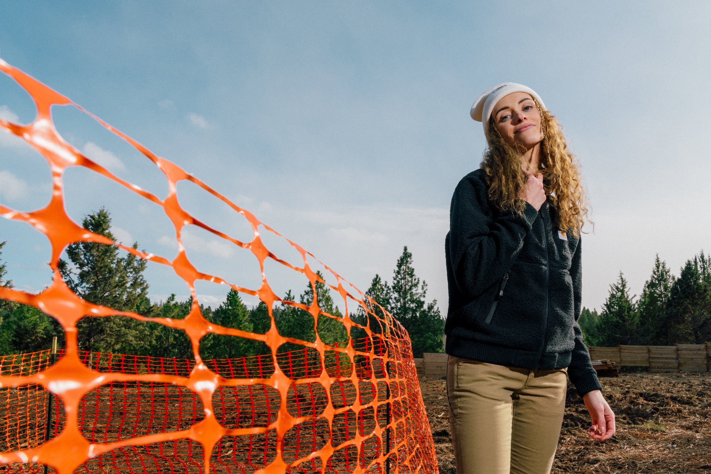 Carhartt Knit Cuffed Beanie and Carhartt Women’s Fleece Jacket.