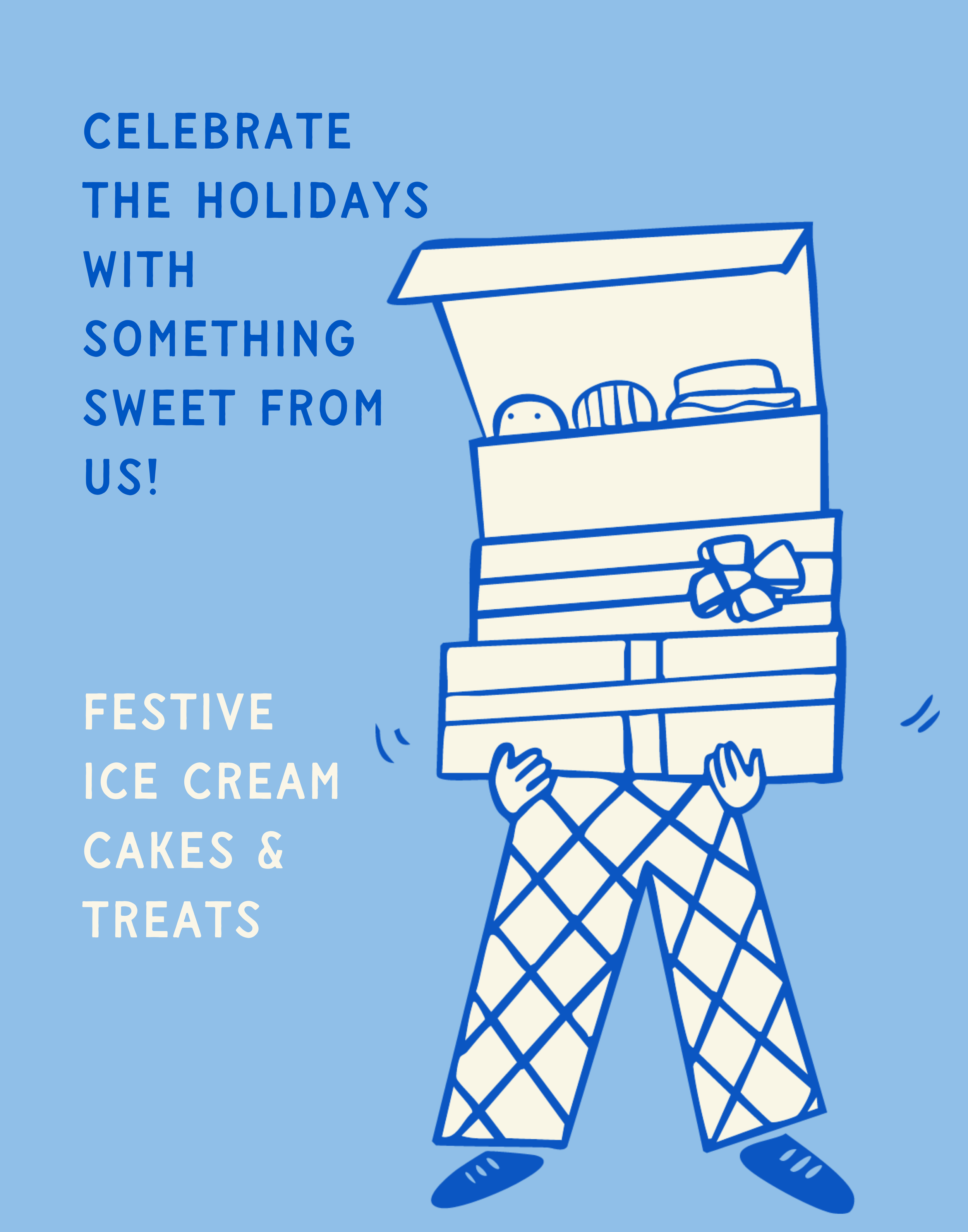 Festive Ice Cream Cakes & Treats