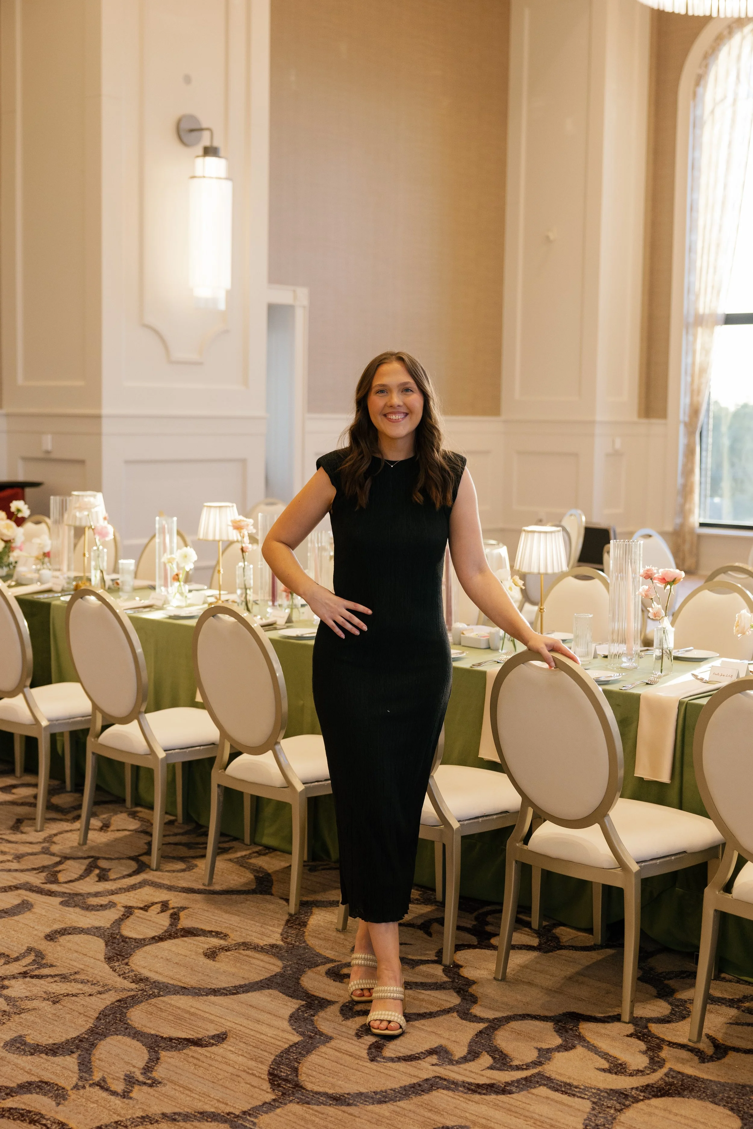 Becca Palmer, Dallas wedding planner and founder of Woven Vow Weddings, a luxury wedding planning company.