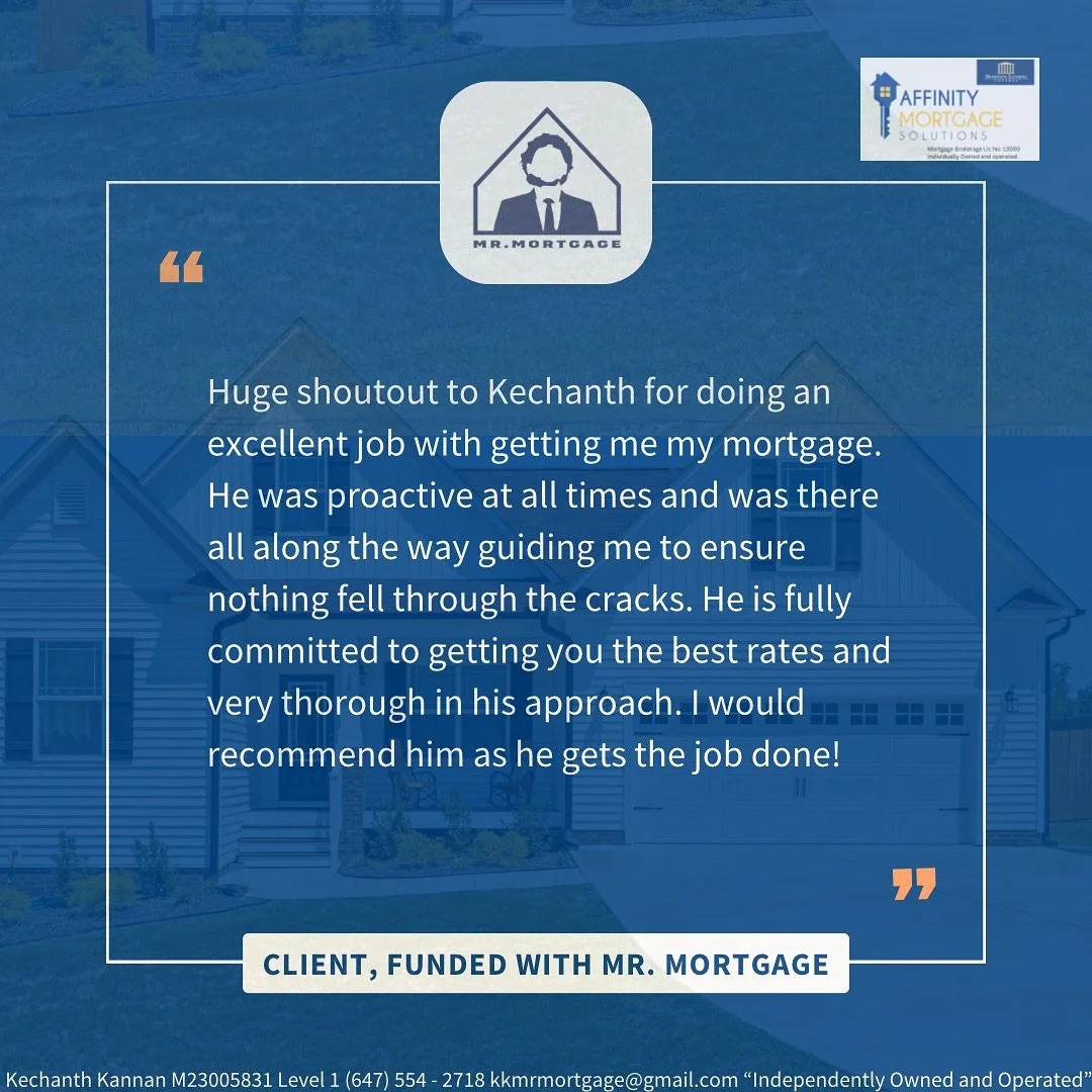 A review from a client who did a purchase with the help of Mr. Mortgage