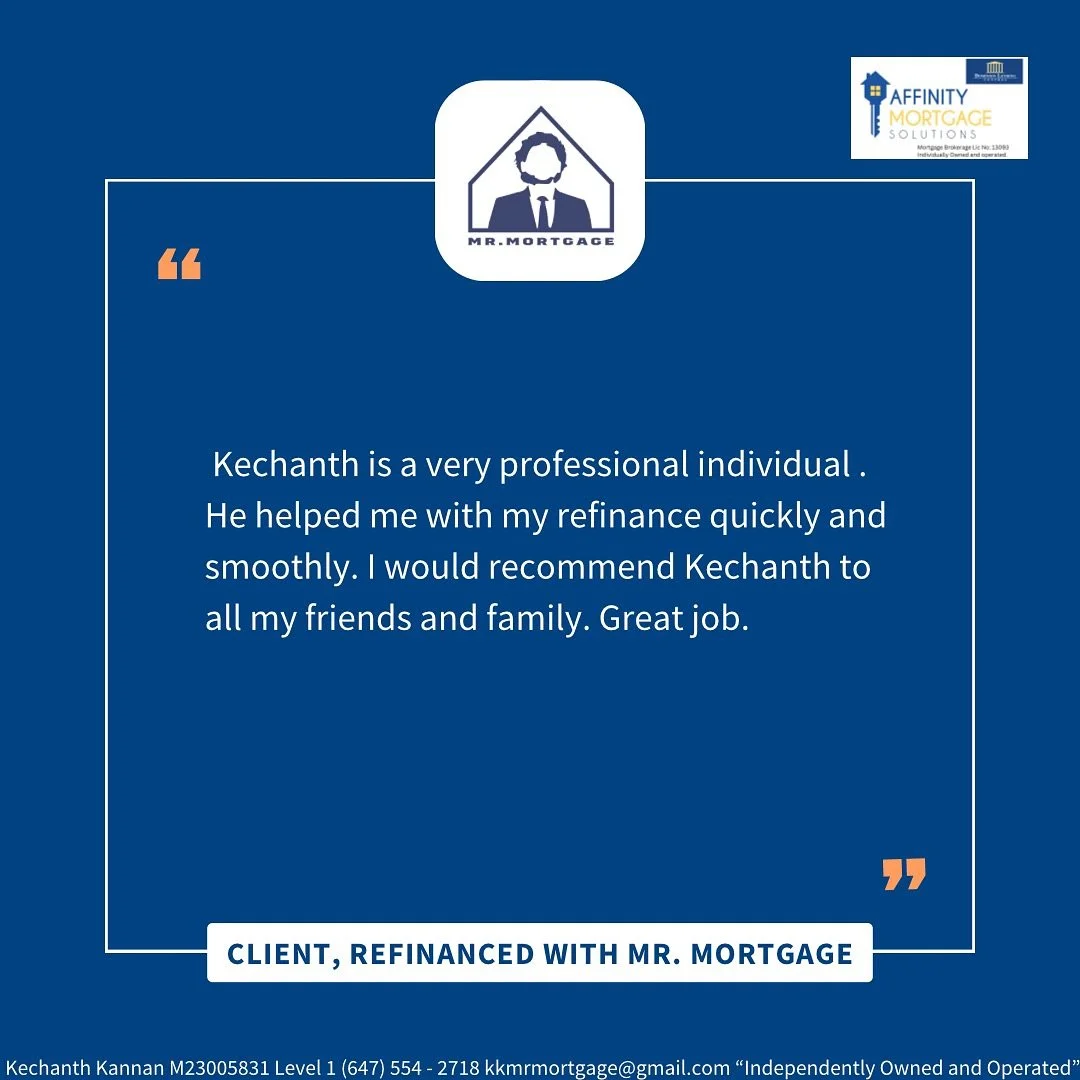 A review from a client who did a refinance with Mr. Mortgage