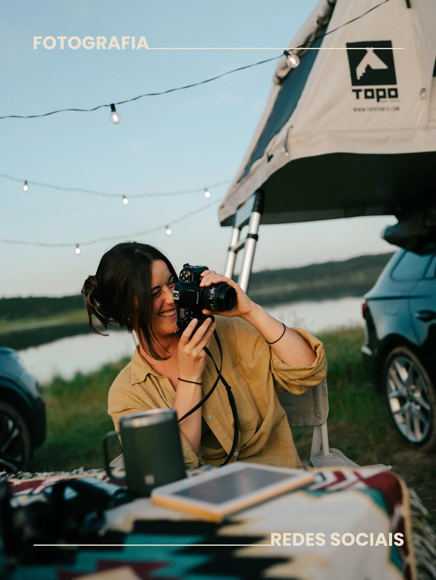 Um throwback a dias menos chuvosos 🏕️
Produ&ccedil;&atilde;o para redes sociais com a @topotents