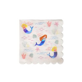 Let's Be Mermaids Napkins (Large)