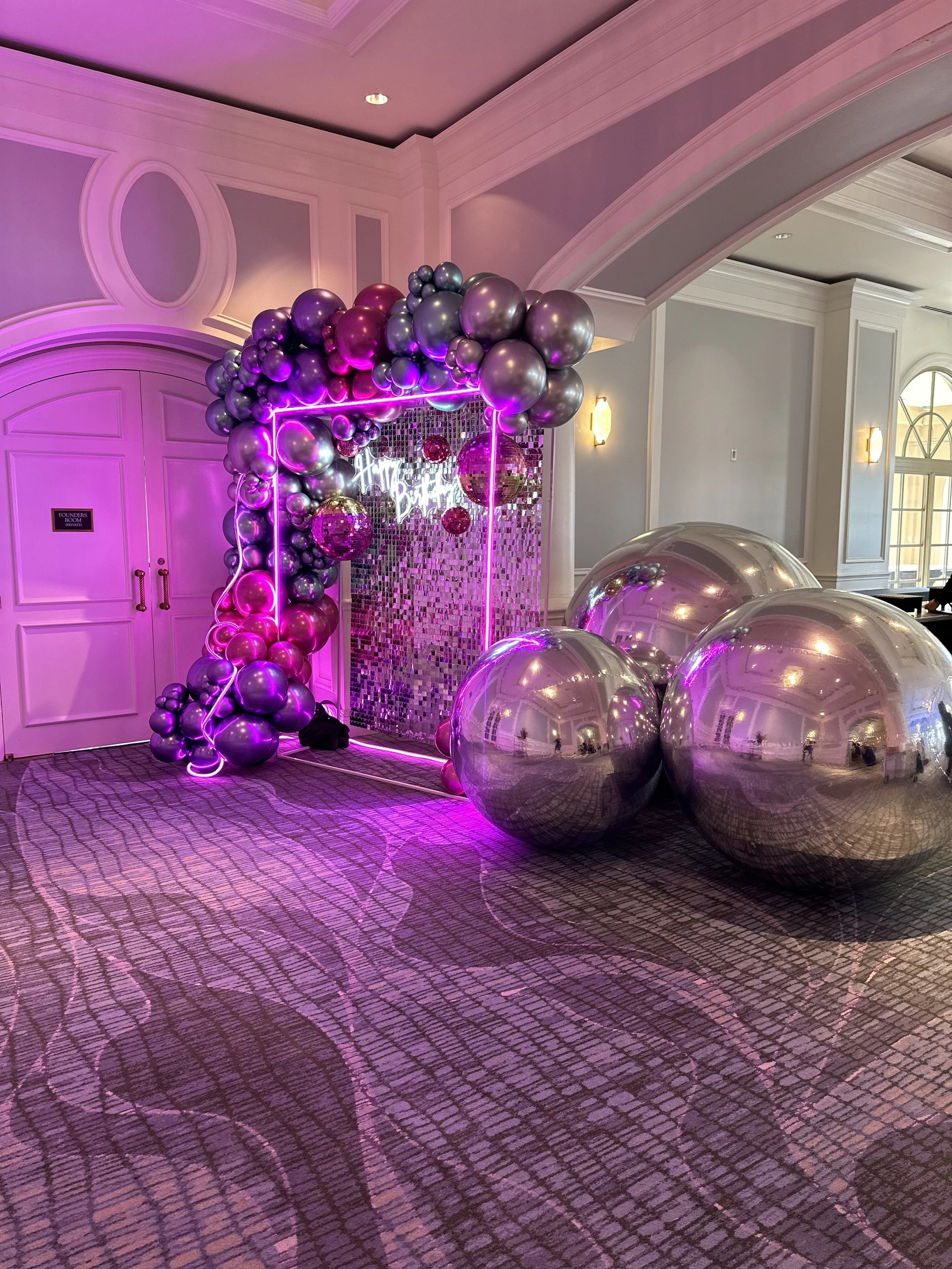 big shiny balls party rentals Sarasota