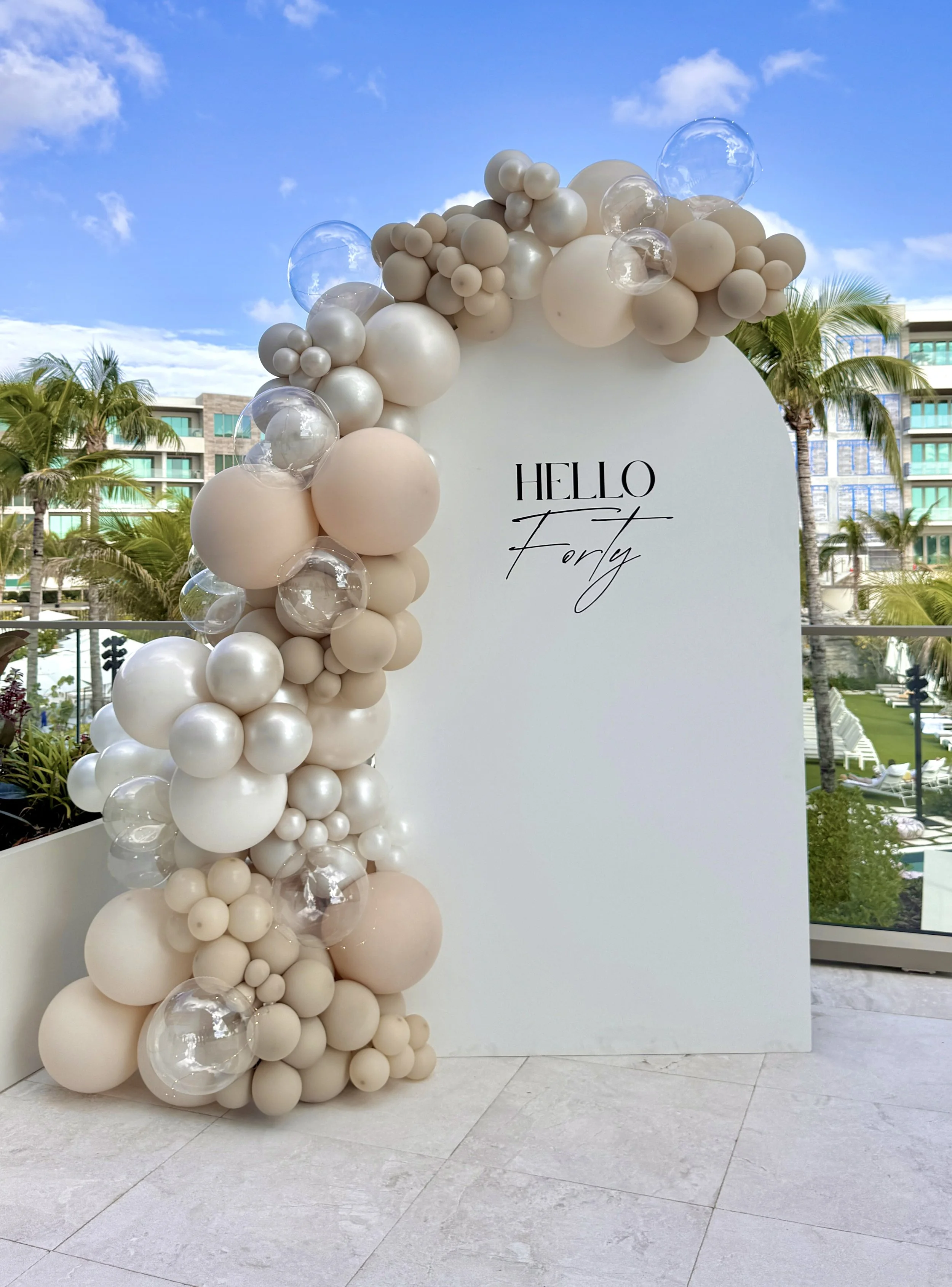 sarasota event rentals shimmer backdrop