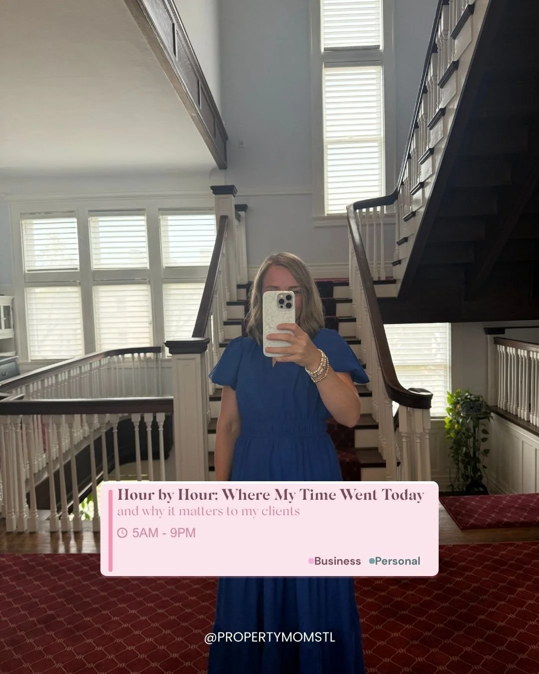 Ever wonder what a day in real estate really looks like? Spoiler: it&rsquo;s not just pretty houses and signs in the yard.⁠
⁠
I started with a walk with my husband (my sanity saver), tossed dinner in the crockpot before the day got away from me, and 