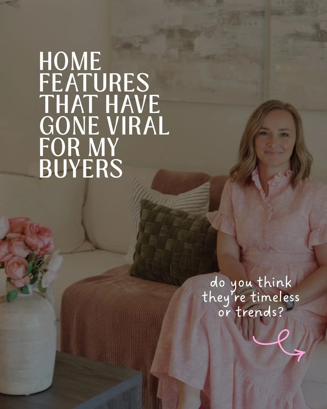 Oak cabinets ruled, then millennial gray swept the MLS.⁠
Now my buyers have new obsessions.⁠
⁠
Will they stand the test of time or become the next &ldquo;remember when&hellip;&rdquo; home trend? 👀