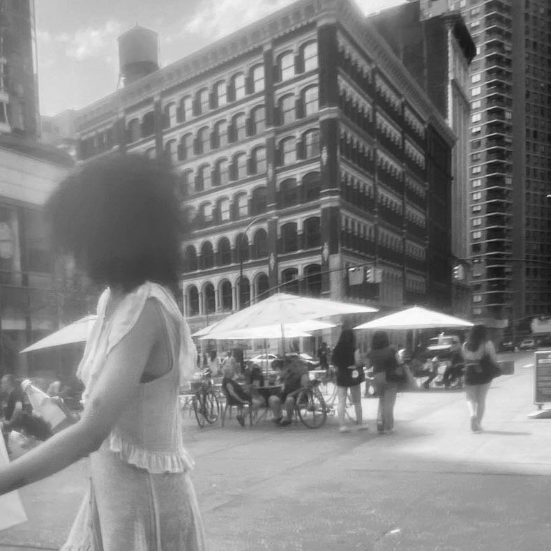 breezing through the streets of Lower Manhattan