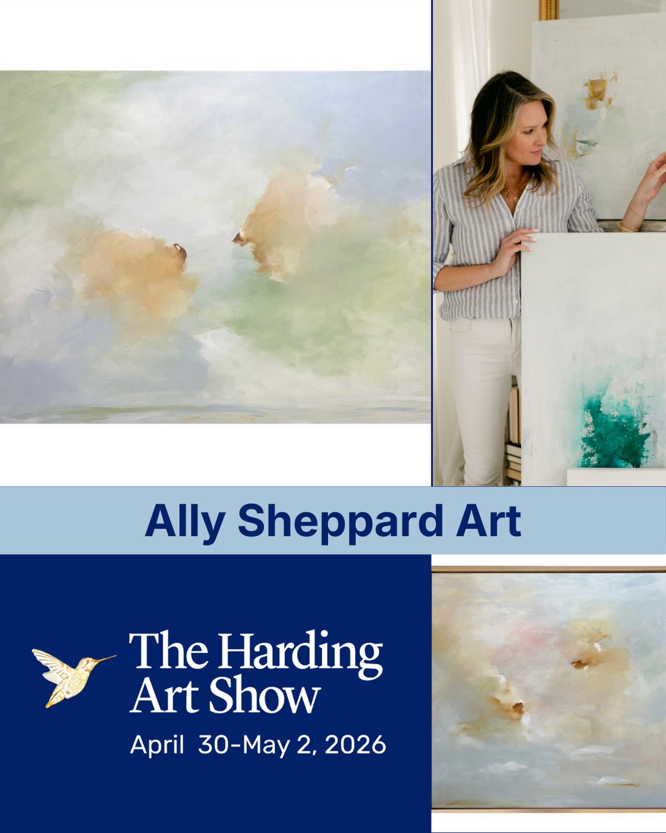 Ally Sheppard @ally_sheppard_art is a Nashville native having earned her BA from Vanderbilt University in Art History and an MFA from the Smithsonian-Corcoran Graduate Program in Decorative Arts.  With a career split between museum curation and aucti