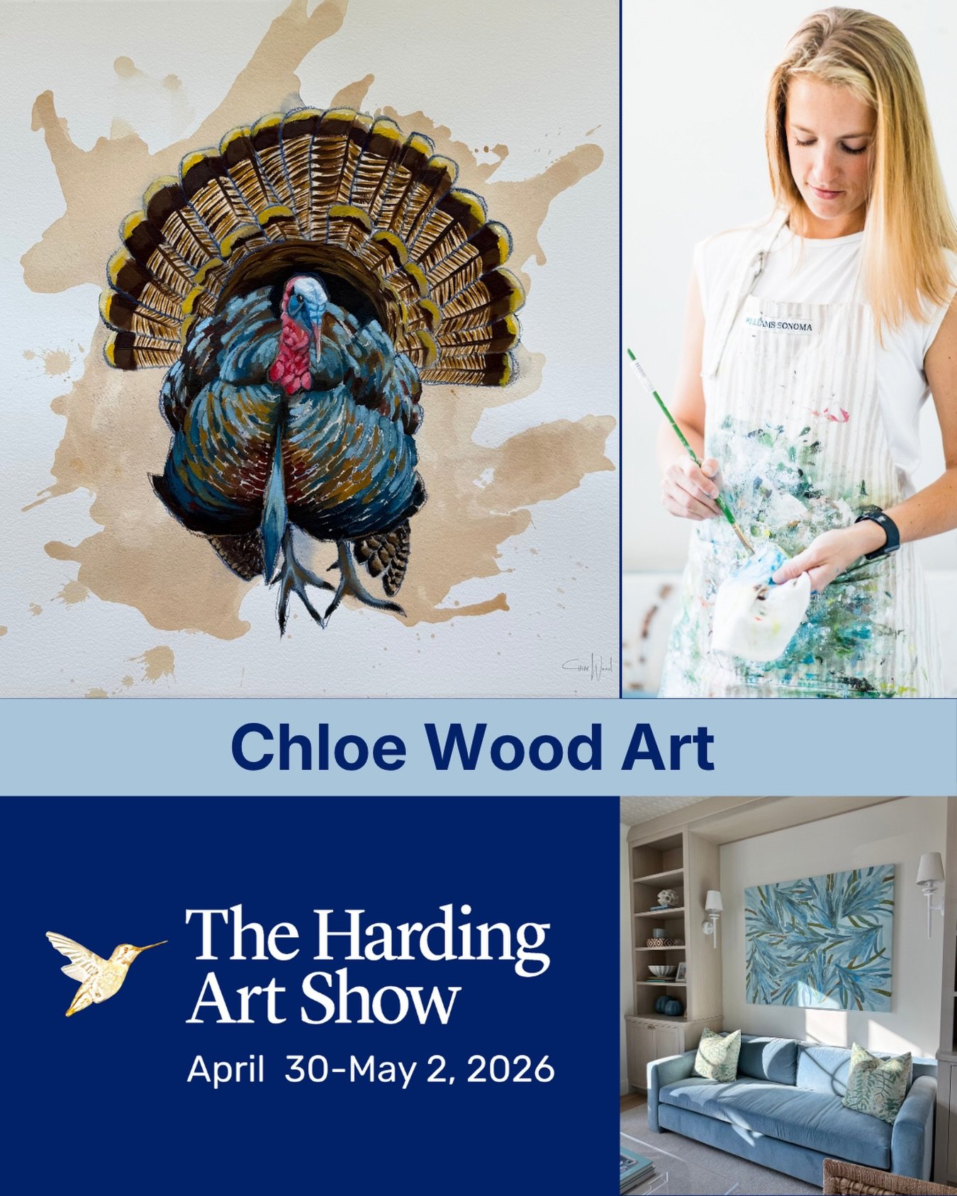 Chloe Wood @ChloeWoodArt is a contemporary impressionist painter whose work reflects the balance between life&rsquo;s chaos and beauty. Originally from Birmingham, Alabama and now based in Jacksonville, Florida, Chloe paints with joy, purpose, and a 