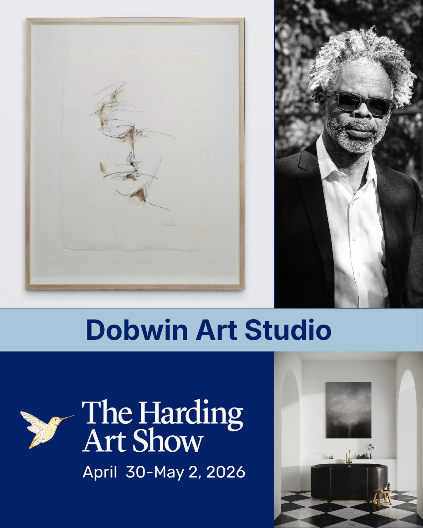 Jamaican-born artist Windell Dobson @dobwinart creates bold abstract works that blend movement, texture, and modern expression into a distinctive visual language. Rooted in personal history and global experience, his art reflects an ongoing explorati