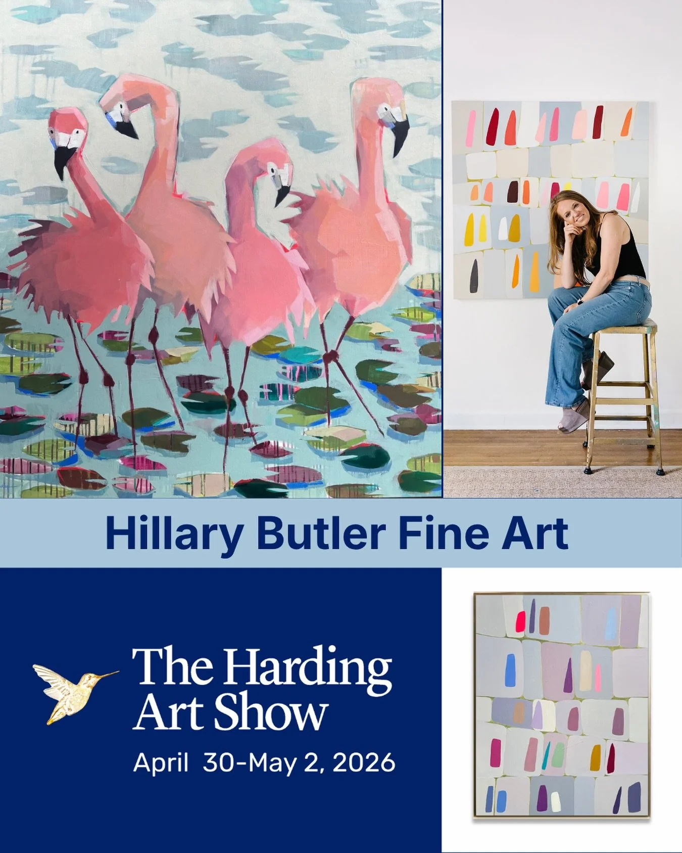 Most days you can find Hillary @hillarybutlerfineart getting really excited about a new color palette in the studio.&nbsp;She and her husband David live and work as artists in Memphis, TN and life is very good. She&nbsp;has two frenetic redheaded boy