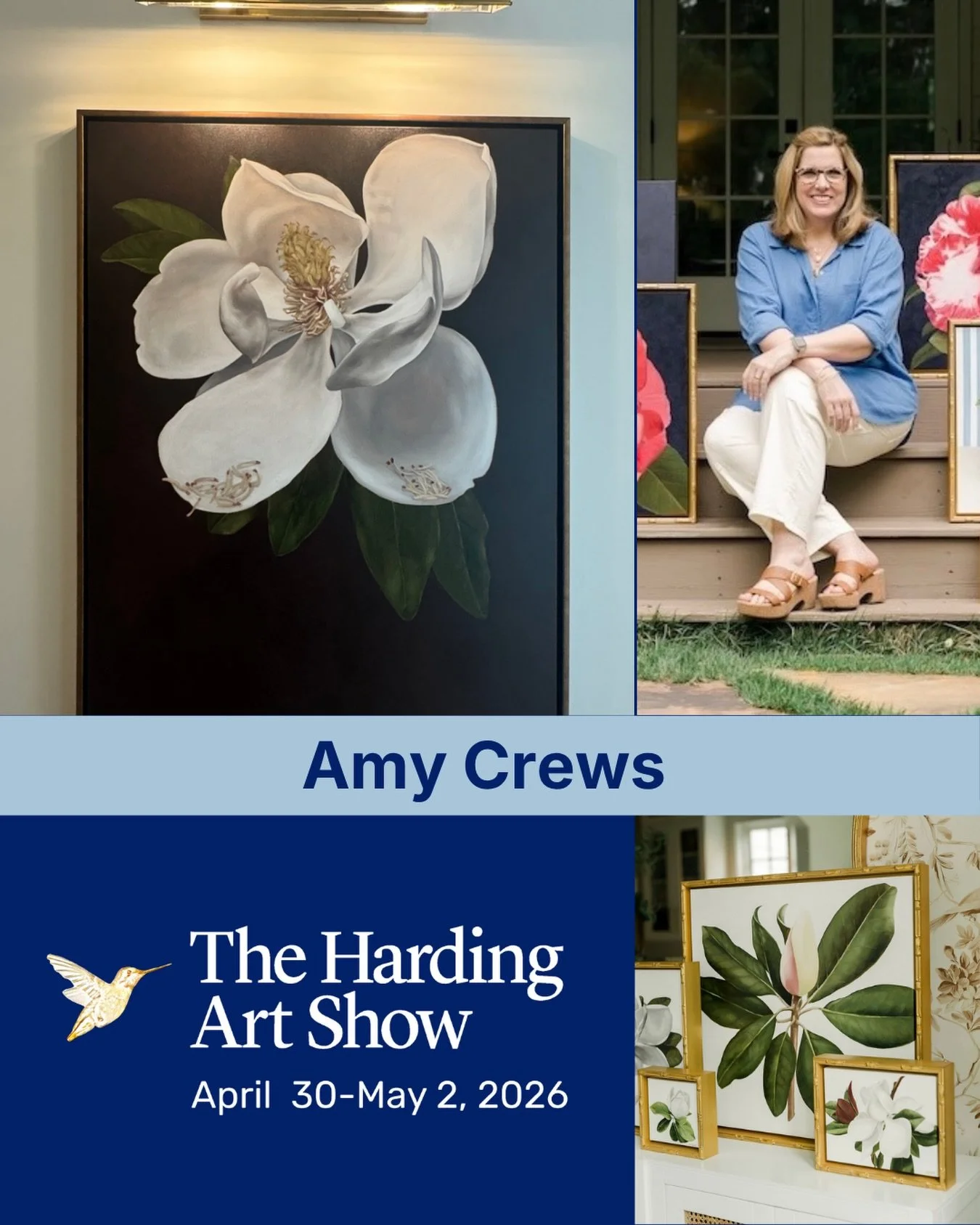 Amy Crews @amycrewsartist paints the world as she sees it, with careful thought and detail. She is a classically trained oil painter who studied the masters and her work is best described as contemporary realism. Her paintings invite others to look c