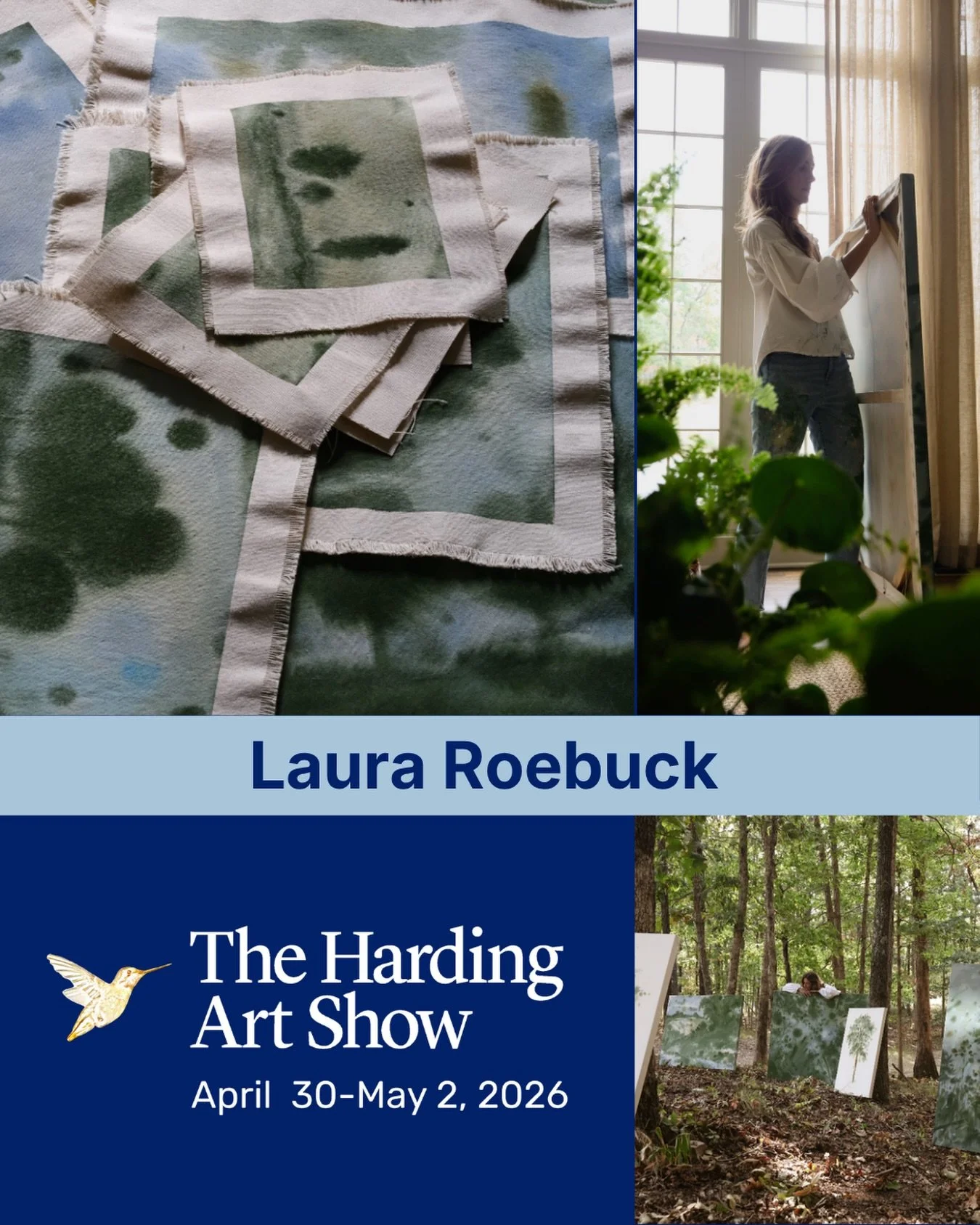 laura roebuck @lauraroebuckstudio is a mixed media artist from lookout mountain, georgia. she earned her bachelor of fine arts from the university of georgia in 2006. lollie - as she is known to her friends and family - has nurtured a curiosity and d