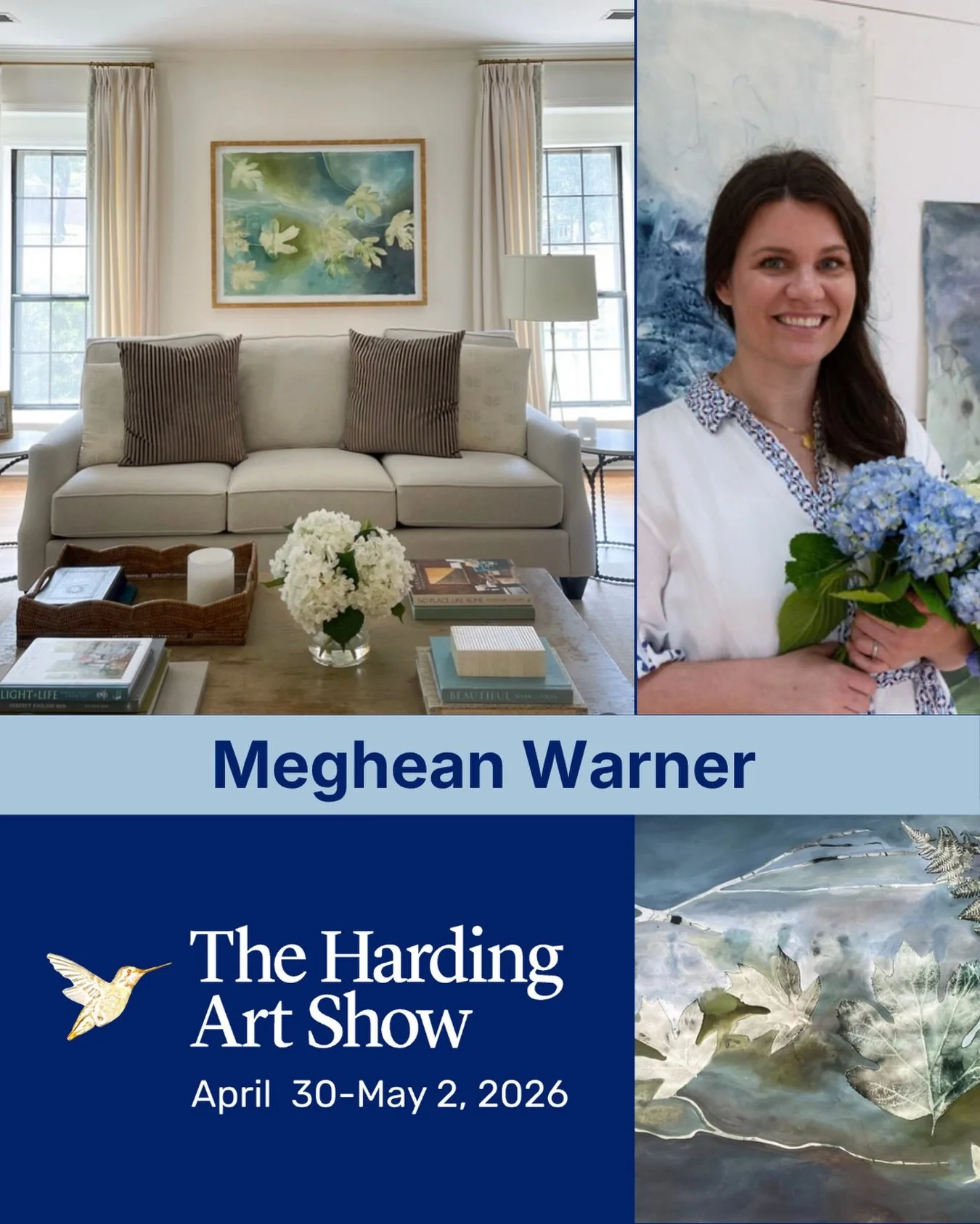 Meghean @megheanwarnerart is a watercolor and gouache artist in Memphis, Tennessee, where she lives with her husband and three kids. She attended Southern Methodist University in Dallas, Texas and received her BFA in Theater Studies. She spent her ea