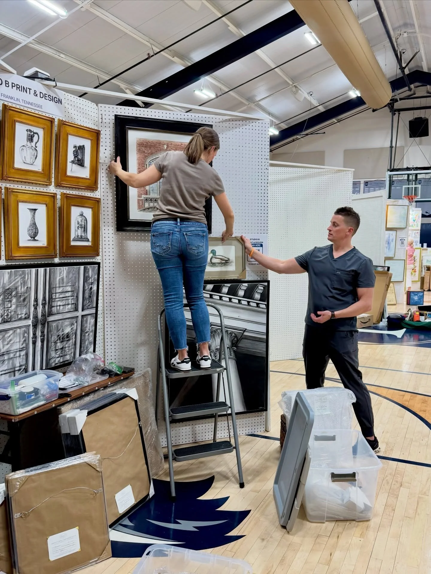 Here we go! Thanks to all the hard work of our artists and volunteers, the #hardingartshow2026 is all set up and ready &mdash; and we can&rsquo;t wait for you to experience it. See you tomorrow 😁