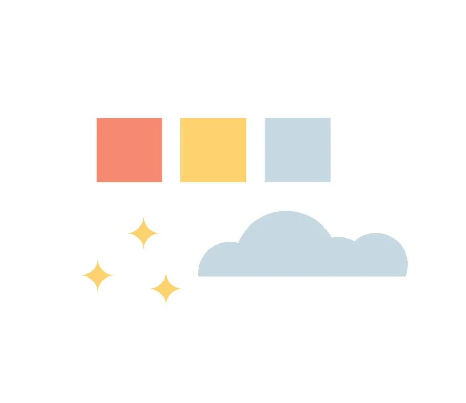 color palette and elements wonder school boise