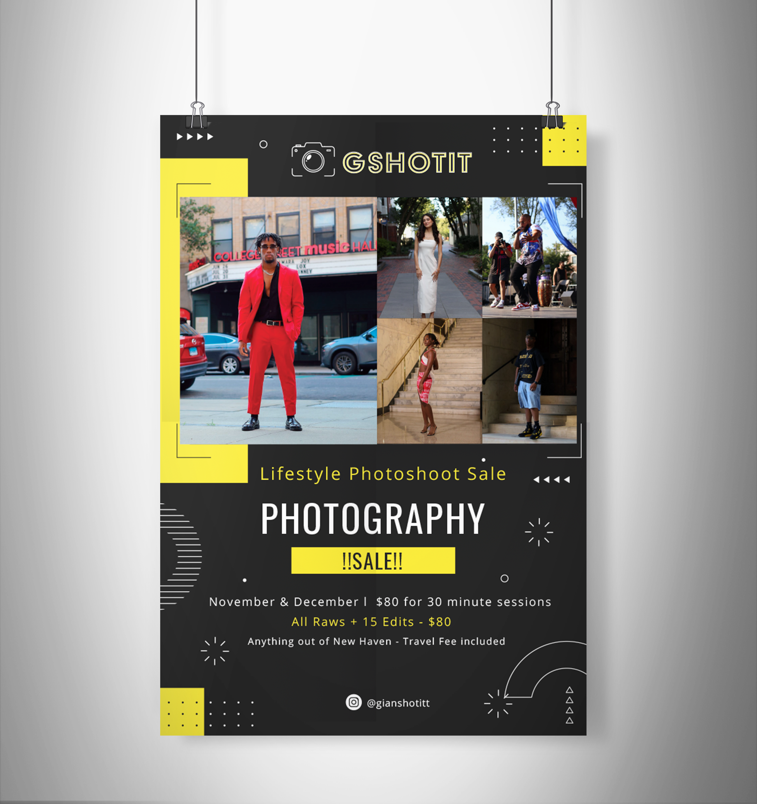 Photography Promotion Poster... Client came to me to create a poster for his photography business, and to help them promote a new sale they wanted to pitch to the world