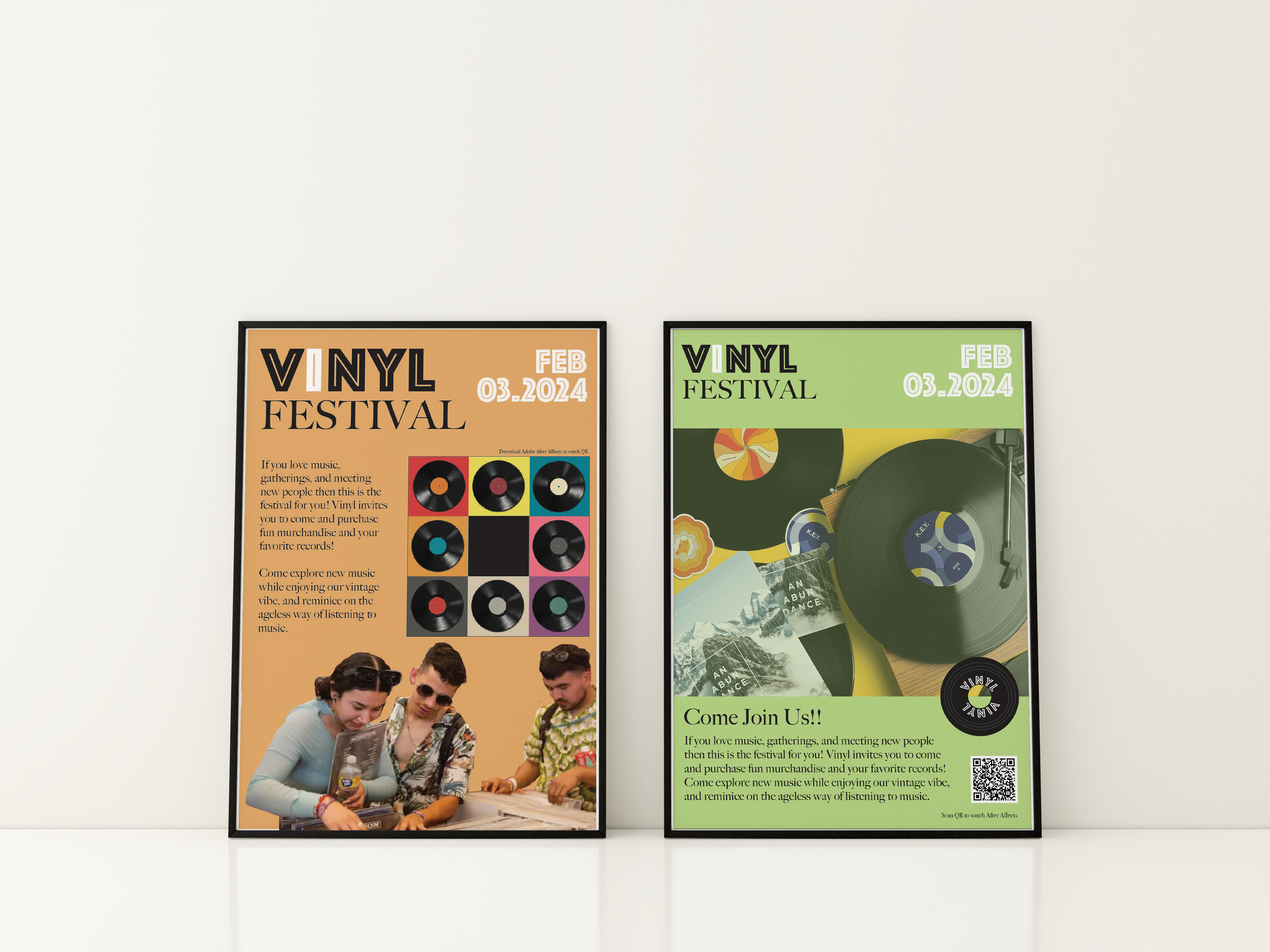 Event Identity/Rebranding..... This project had parameters of choosing an event, imagined or real, and re-branding it to your own style and event. We were required to create a logo, merchandise, an event, and a augmented reality aspect to your poster