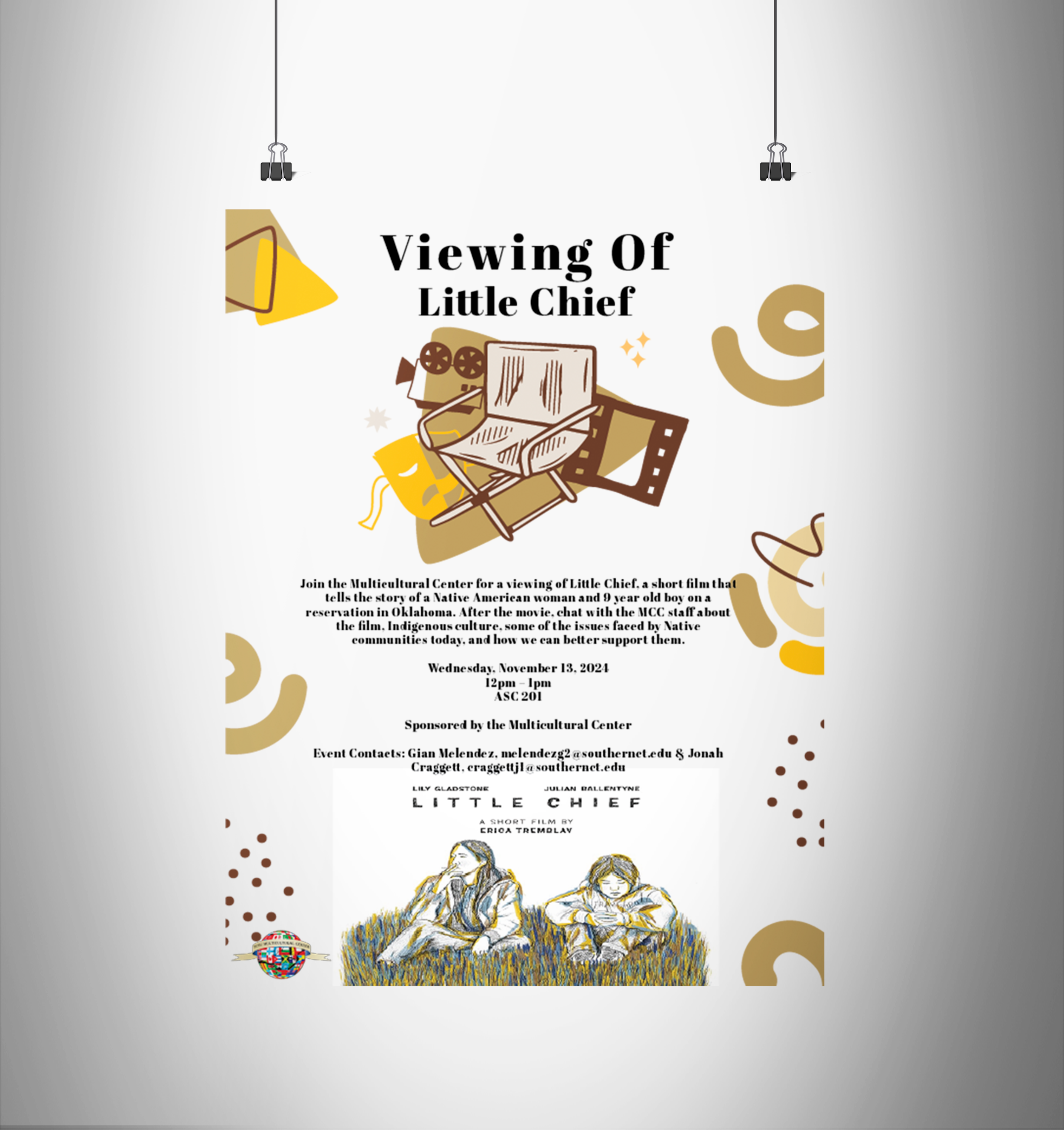 Multicultural Center Poster for event at Southern Connecticut State University