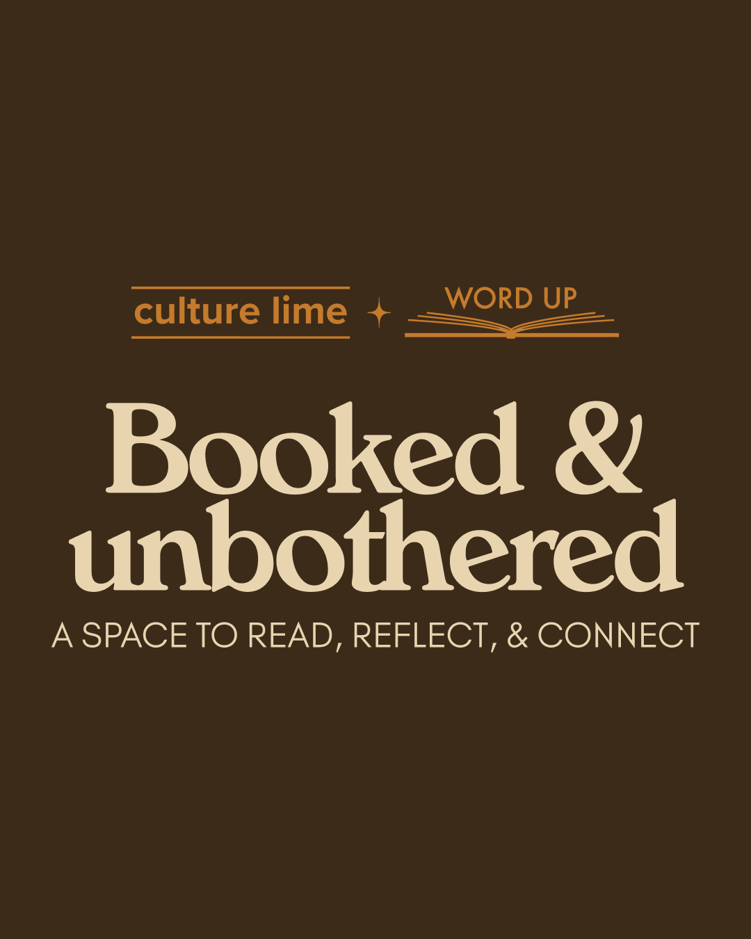 Welcome to Booked &amp; Unbothered