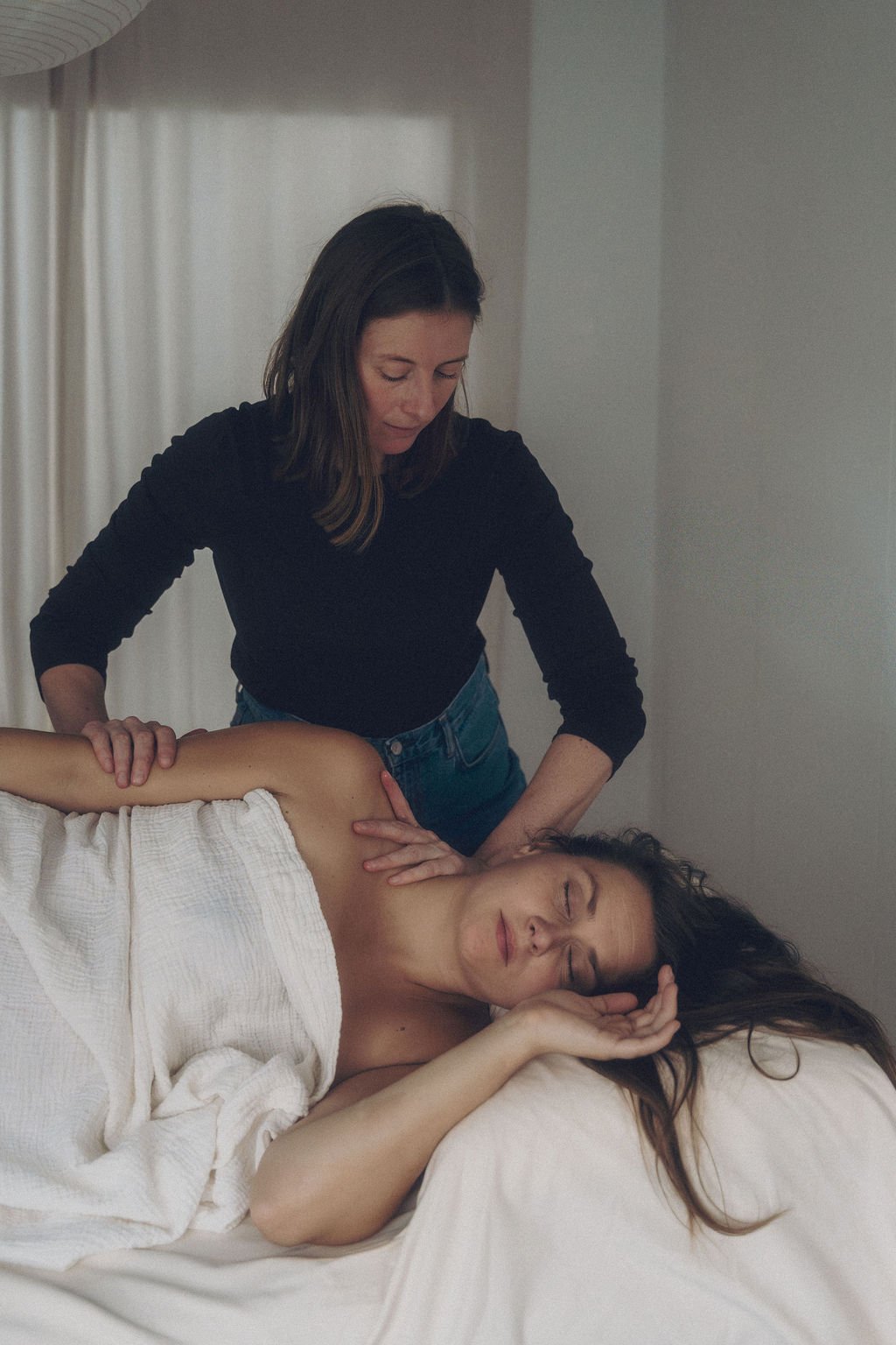 Ontspannende zwangerschapsmassage door doula