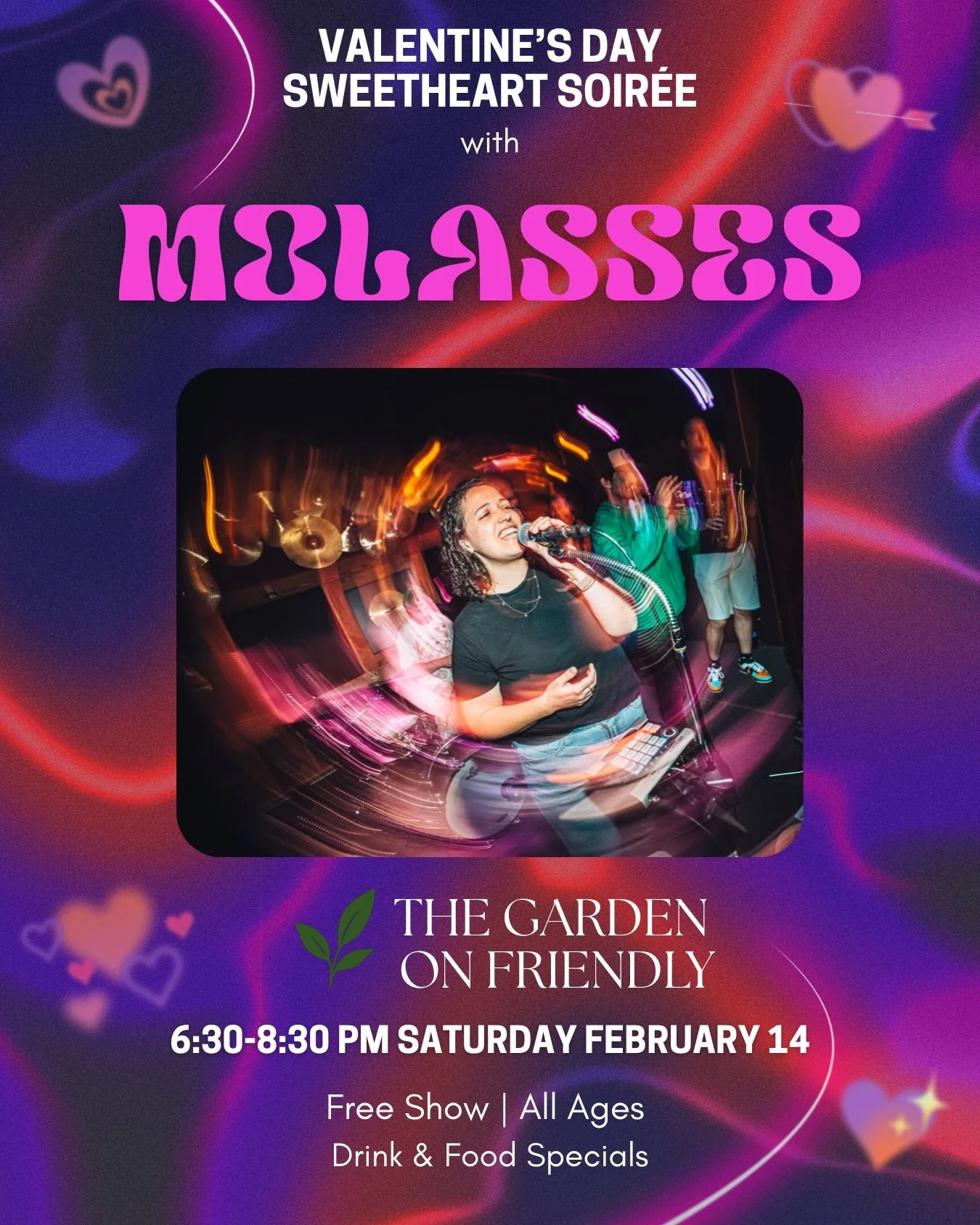 Valentines Day Celebration featuring Molasses