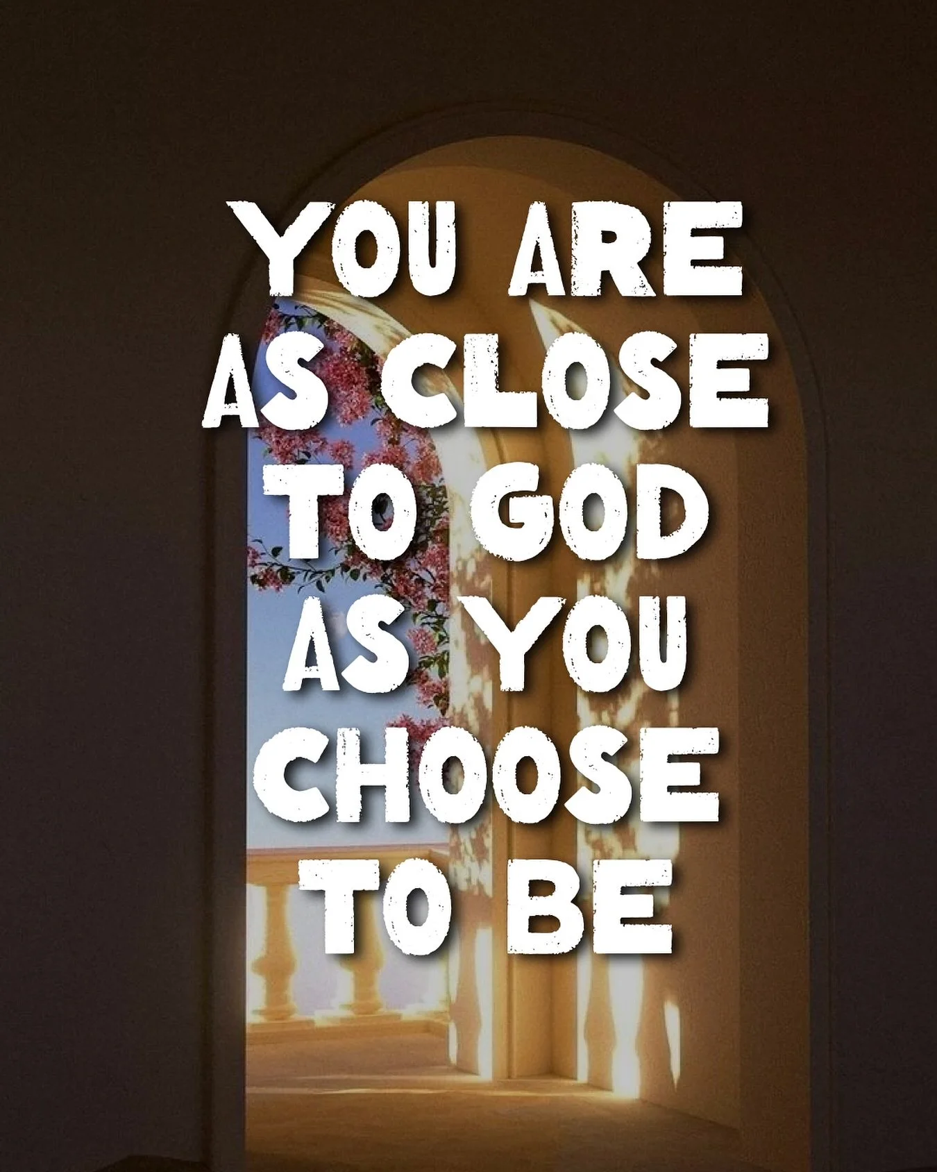 You can&rsquo;t get to know someone without spending time with them. 

Are your priorities set on heavenly things?

Don&rsquo;t know where to begin? Start with 5 minutes of uninterrupted prayer in the morning and read 1 chapter of the Bible a day. 


