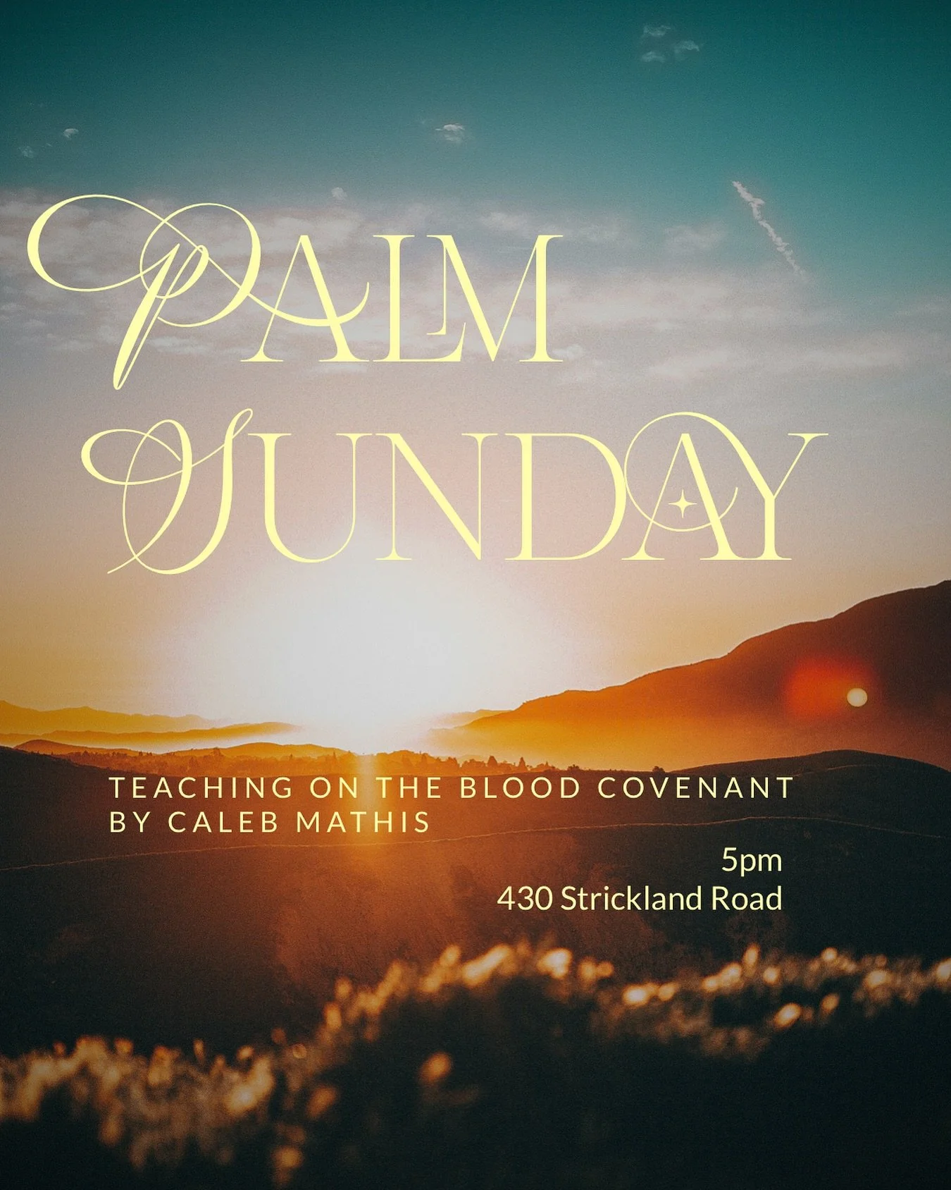 This is your invitation.
Palm Sunday 🌿
5pm

#PalmSunday #The423Project #Faith #Jesus #ChristianCommunity #ChurchNight #EncounterGod #HolyWeek #Alpharetta #ComeAsYouAre #MoveOfGod