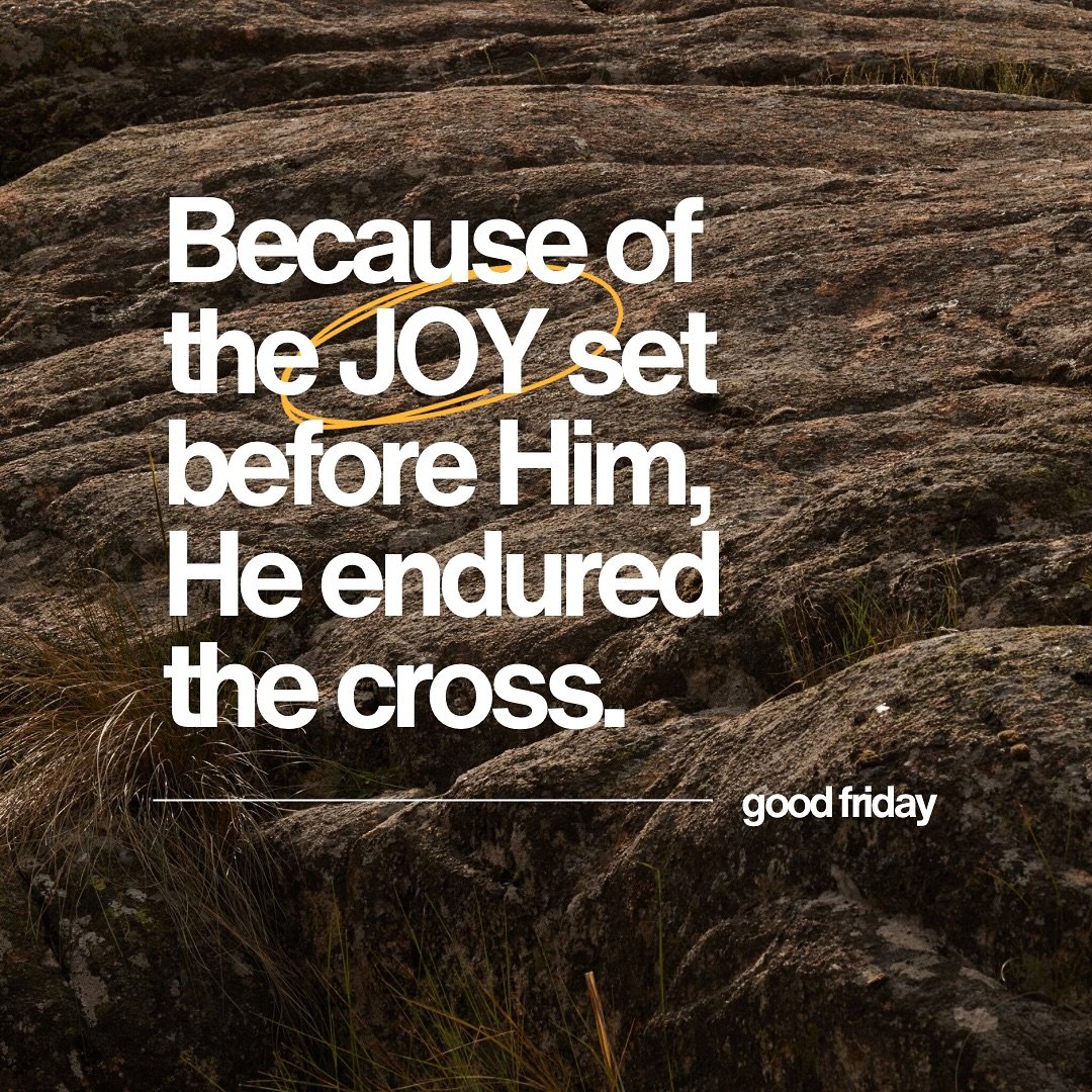 Friday was for YOU. 
YOU are His joy.
🕊️

#goodfriday #jesussaves #joyofthelord #hebrews