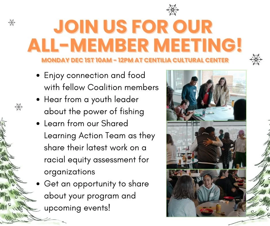 This is our last all-member meeting of the year! Come hangout with us so we can share end of year updates and and as usual, a meal!

RSVP using the link in our bio.