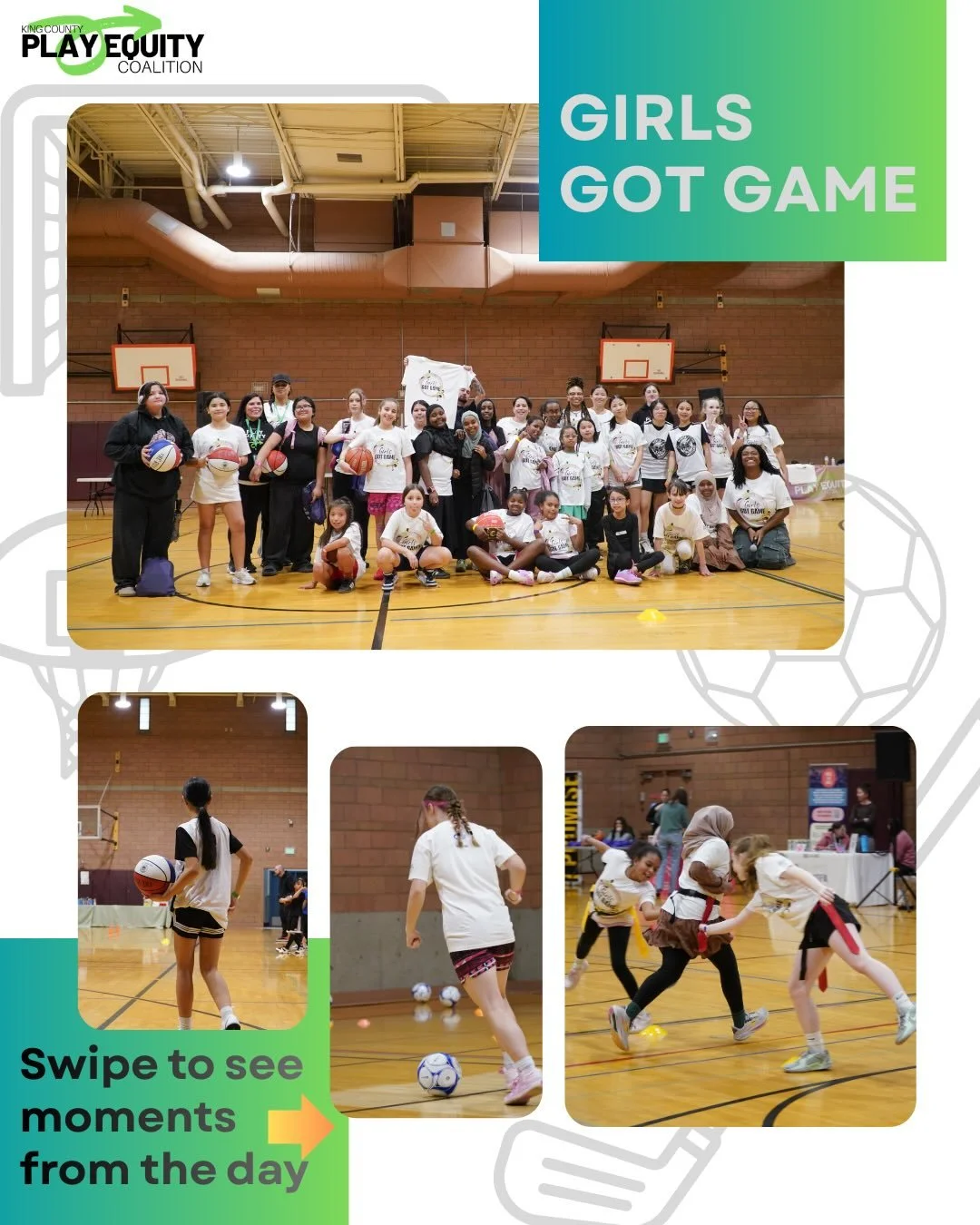 📢On February 7, we came together for Girls Got Game 💜

It was a day full of movement, laughter, and real connection. Girls, femmes, and gender expansive youth showed up ready to play, try something new, and support one another. You could see confid