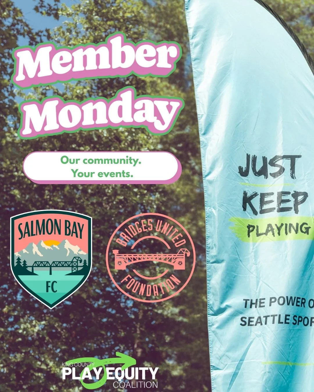 ⚽ FREE Girls Soccer Clinics are BACK for 2026! 

Salmon Bay FC &amp; Bridges United Foundation are teaming up to bring free soccer clinics to girls in our community, because every kid deserves to play. 💚

10 sessions running May through August &mdas