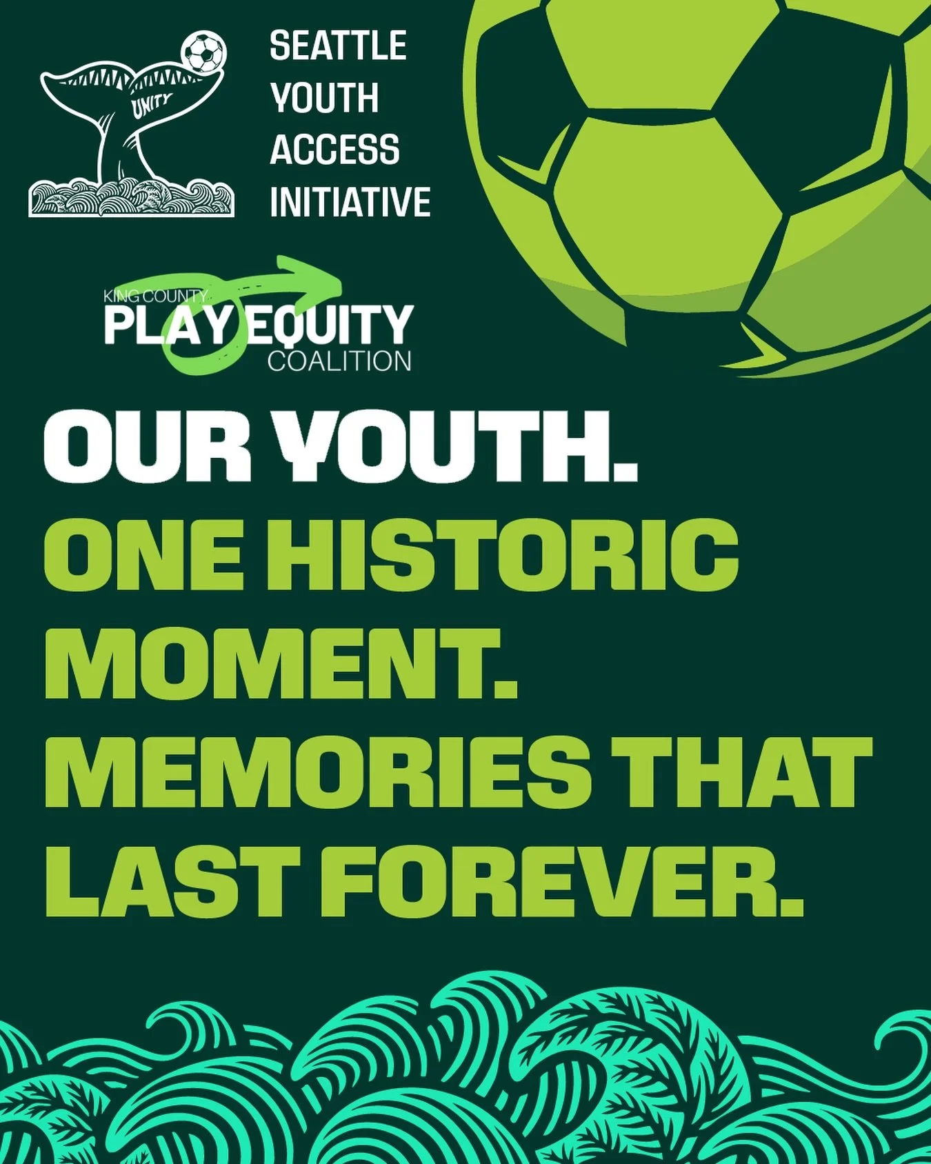 Big news! We are thrilled to announce that King County Play Equity Coalition has been selected to participate in Seattle&rsquo;s landmark youth access initiative for the massive global soccer tournament coming to our city! 🙌🏾❤️

Our kids will get t