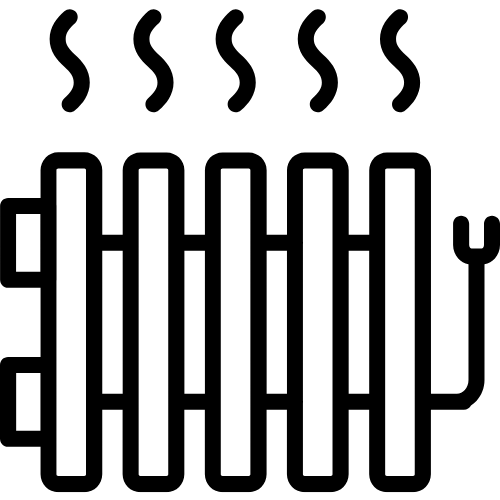 radiator boiler hot water heater icon