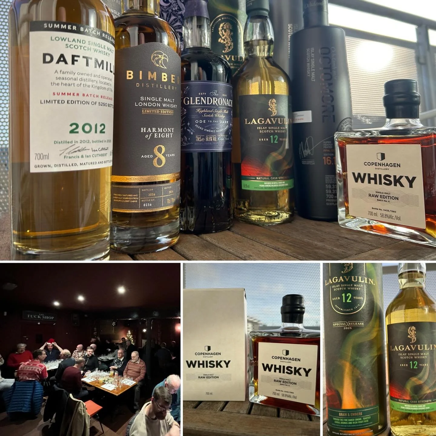 Big thanks to all those who attended our Christmas Tasting! This festive selection took us through all the flavour profiles one could wish for! Winning the night was the rich, flavoursome, experience from Copenhagen distillery! Just pipping the smoke