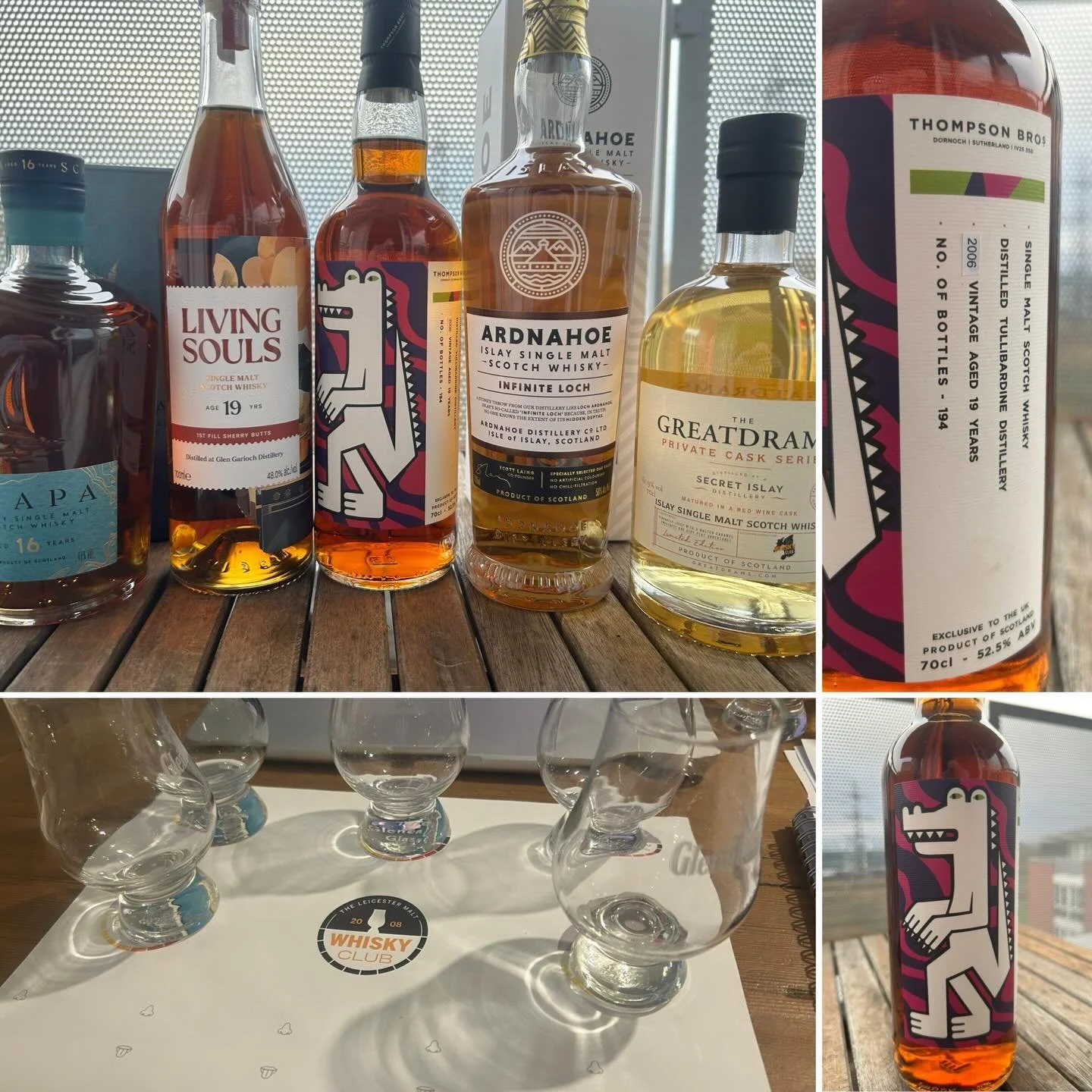 Big thanks to all those who joined us for our first tasting of the year!! A fine mix of malts gave ours tasters plenty to think about! 
Results of which are as follows&hellip;.
1 - Thompson Bros, Tullibardine 19yo - 233points
2 - Living Souls, Glen G