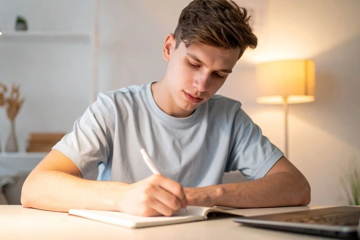 Man and woman sitting on couch in couples counseling