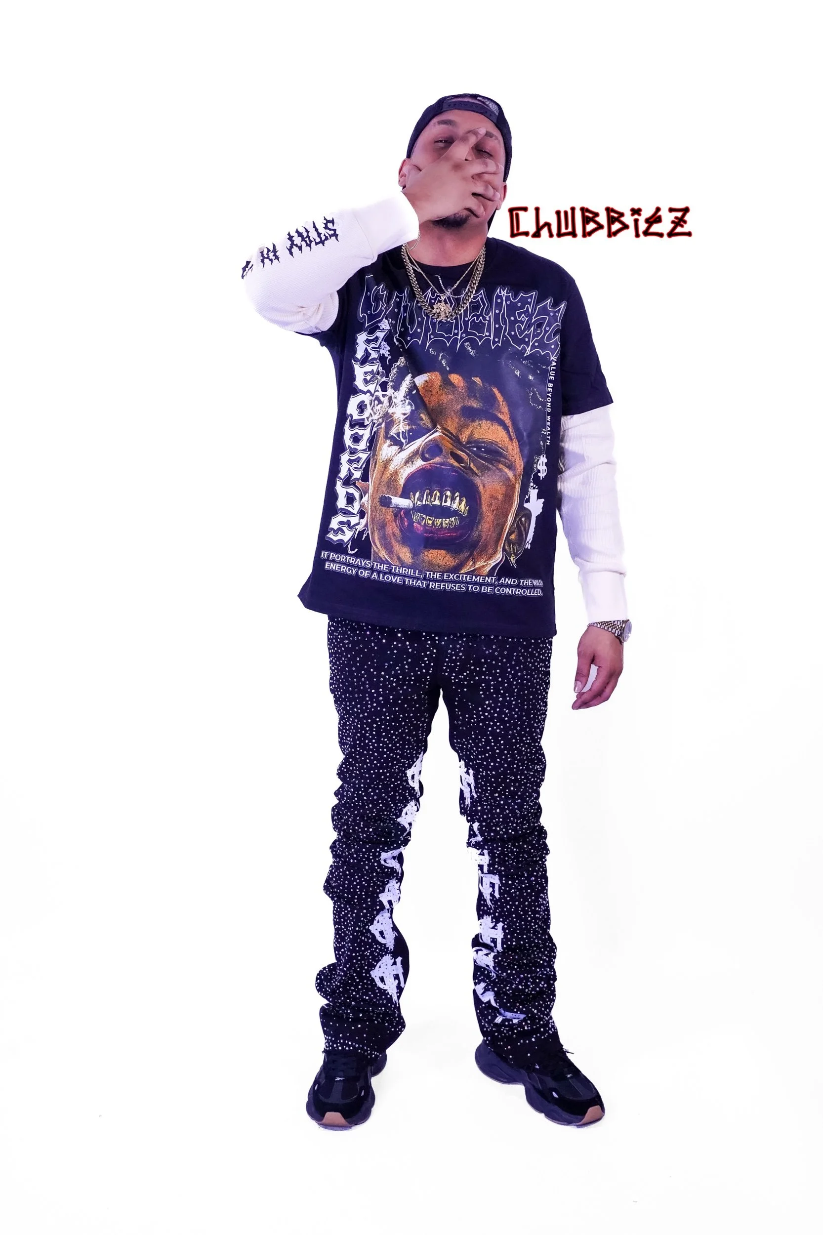 Chubbiez Records Long Sleeve Skater Tee