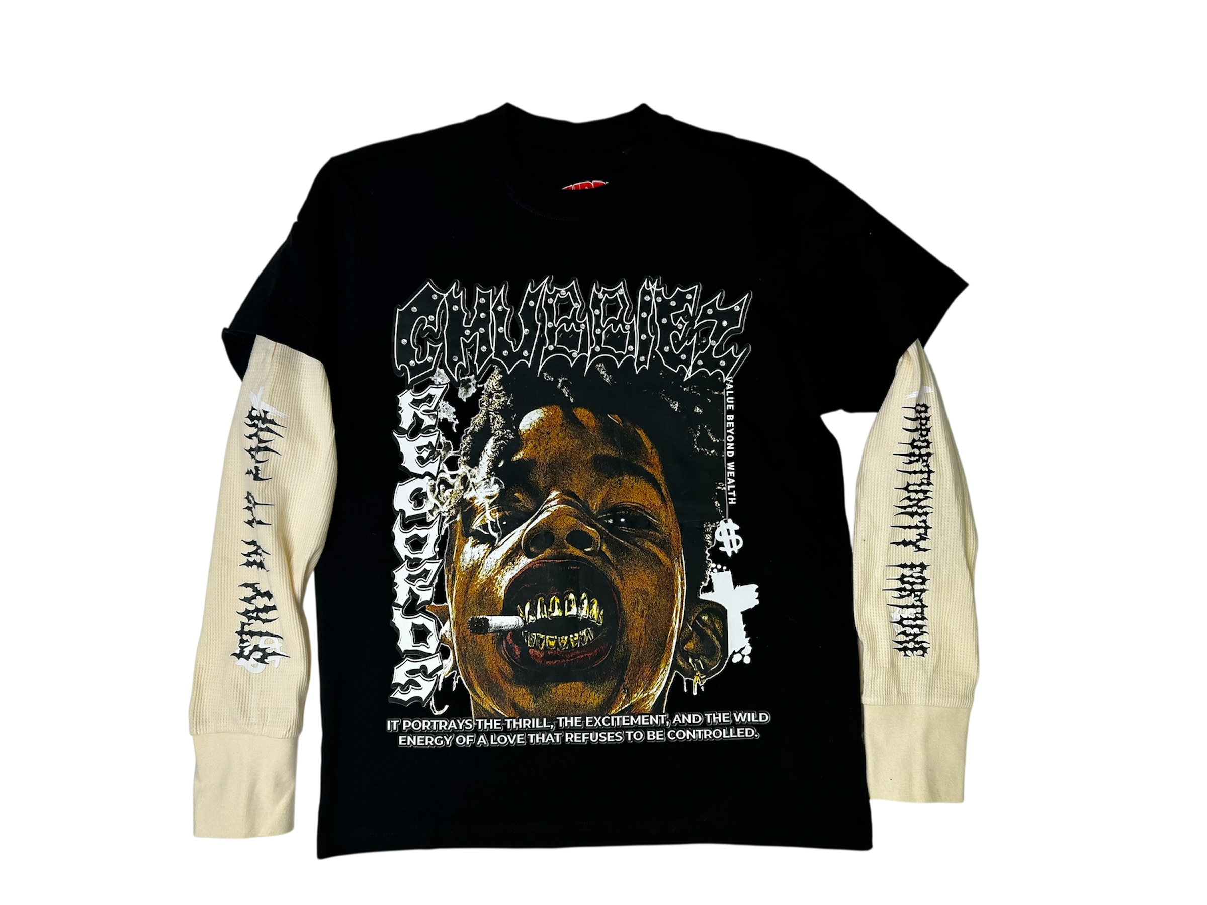 Chubbiez Records Long Sleeve Skater Tee