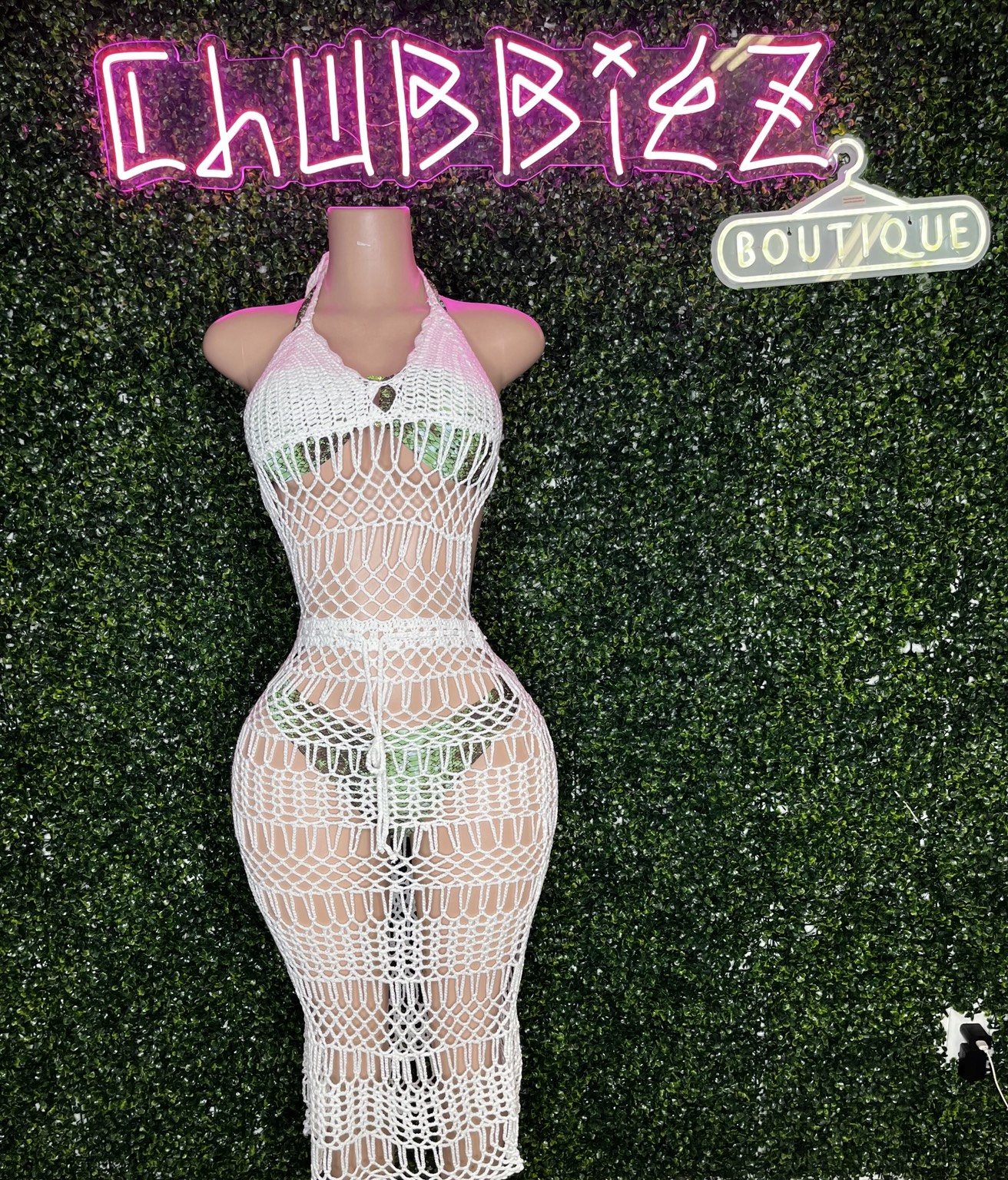 Cream Bathing Suit Cover
