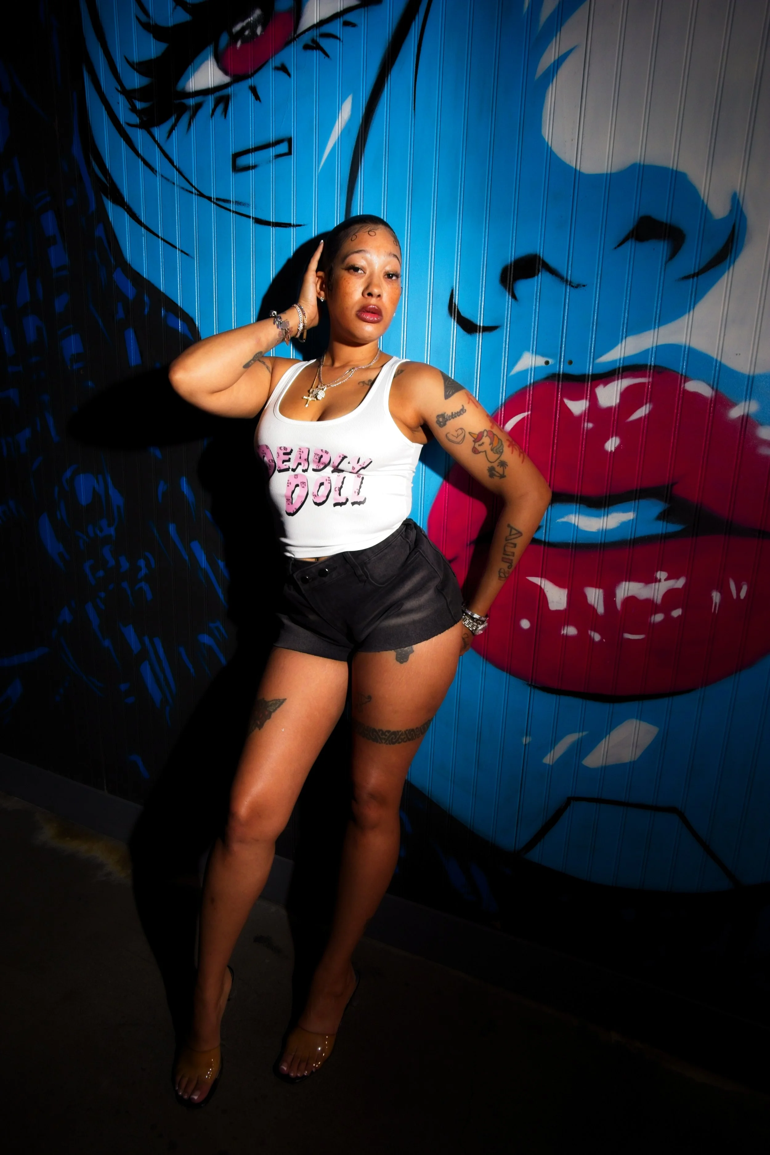 Graphic tank Tops