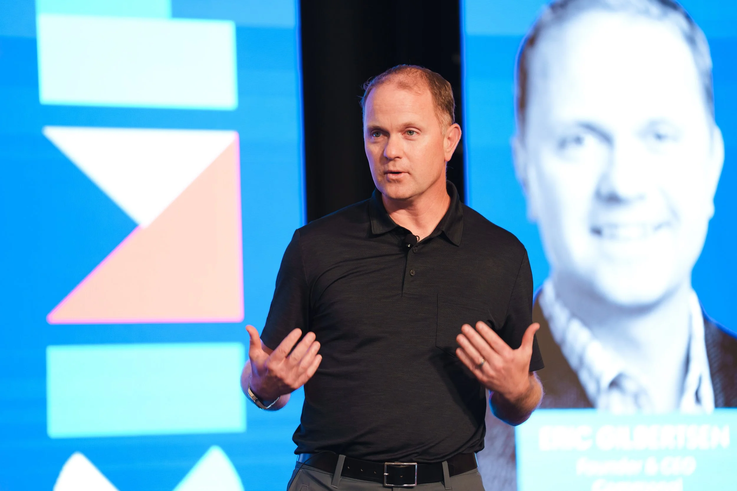 Eric Gilbertsen speaking at CIMPA 2026