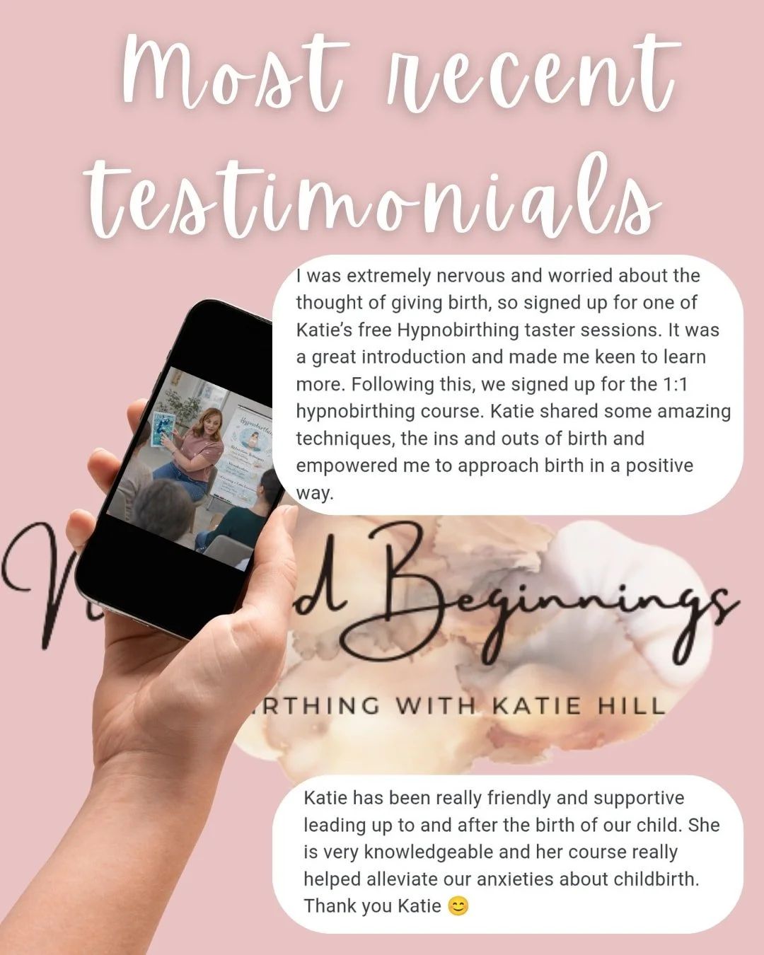 Love reading these ❤️

It warms my heart to know that clients have had a positive birth experience after completing one of my courses ❤️

All I want to do is make a difference, one course at a time. 

You could be on my next one!

Comment 'more info'